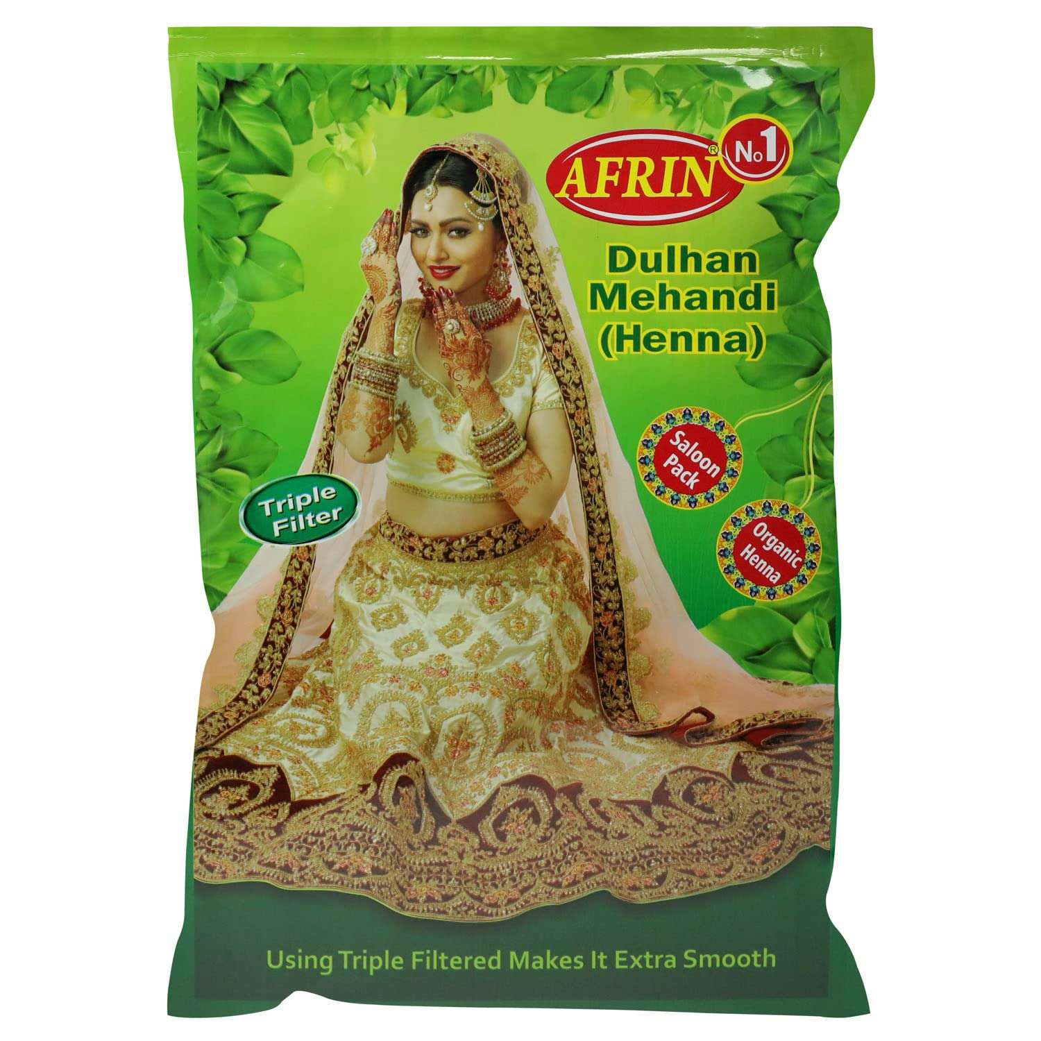 AFRIN Organic Henna Triple Filter Dulhan Mehandi (1 kg) 6