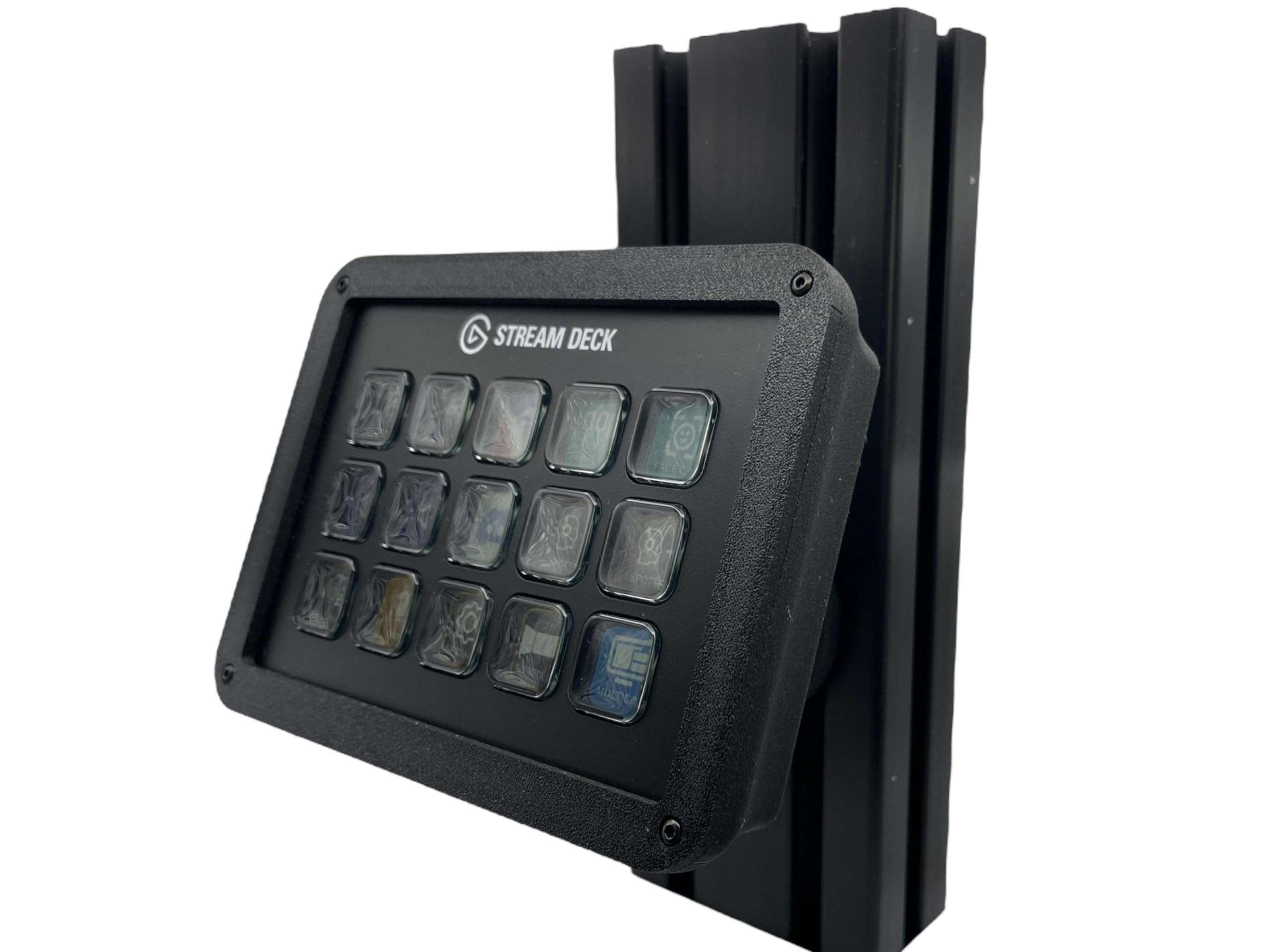 Generic MK1 (Before 2021) Stream Deck Mount for Sim Rig, Black 1