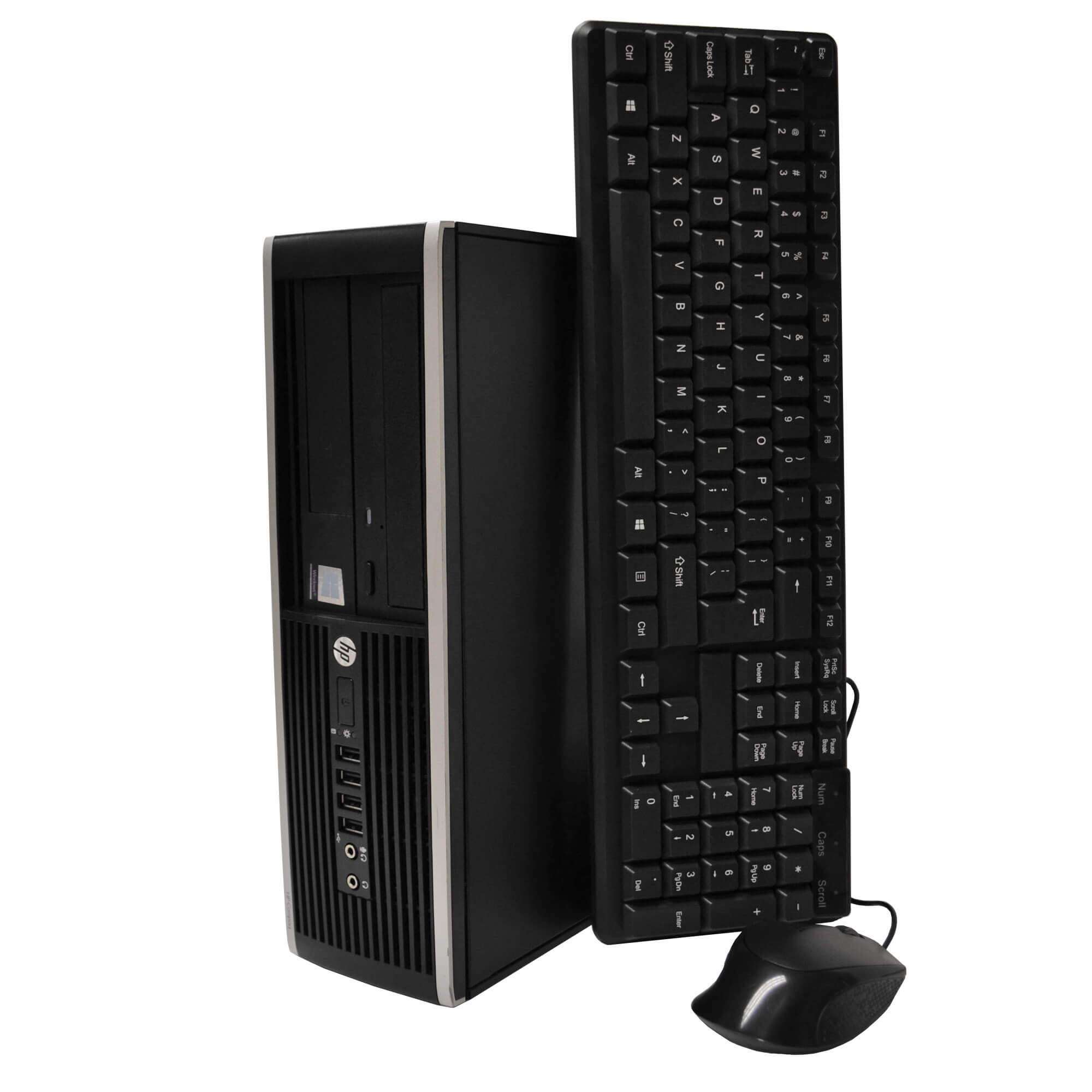 Desktop Computer PC Compatible with HP Professional Intel Quad Core i5 3.2-GHz, 16GB RAM, 2 TB Hard Drive, Keyboard, Mouse, DVD, New Periphio WiFi, Windows 10 Professional (Renewed) 1