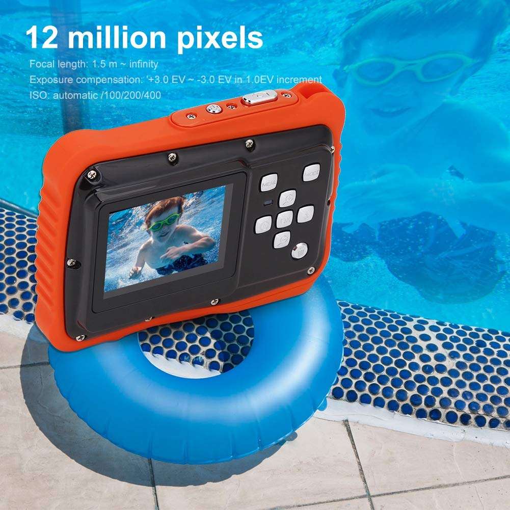 Plyisty Underwater Camcorder, Toy Gift Cute Durable Kids Camera, Girls for Boys 2