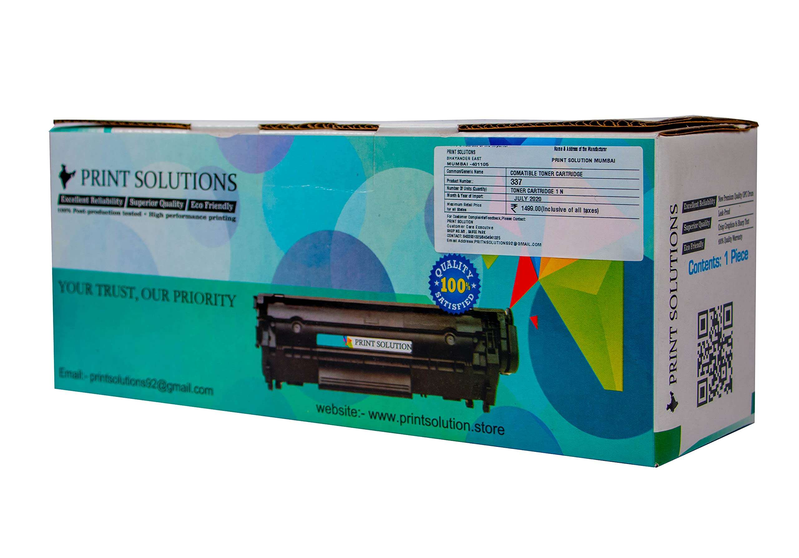 Print Solutions- 79A/CF279A Black Toner Cartridge for HP Laserjet Pro M12a, M12w, HP Laserjet Pro MFP M26A, M26NW, Laserjet Pro M12A, HP Laser Jet M12 (1 pcs) 4