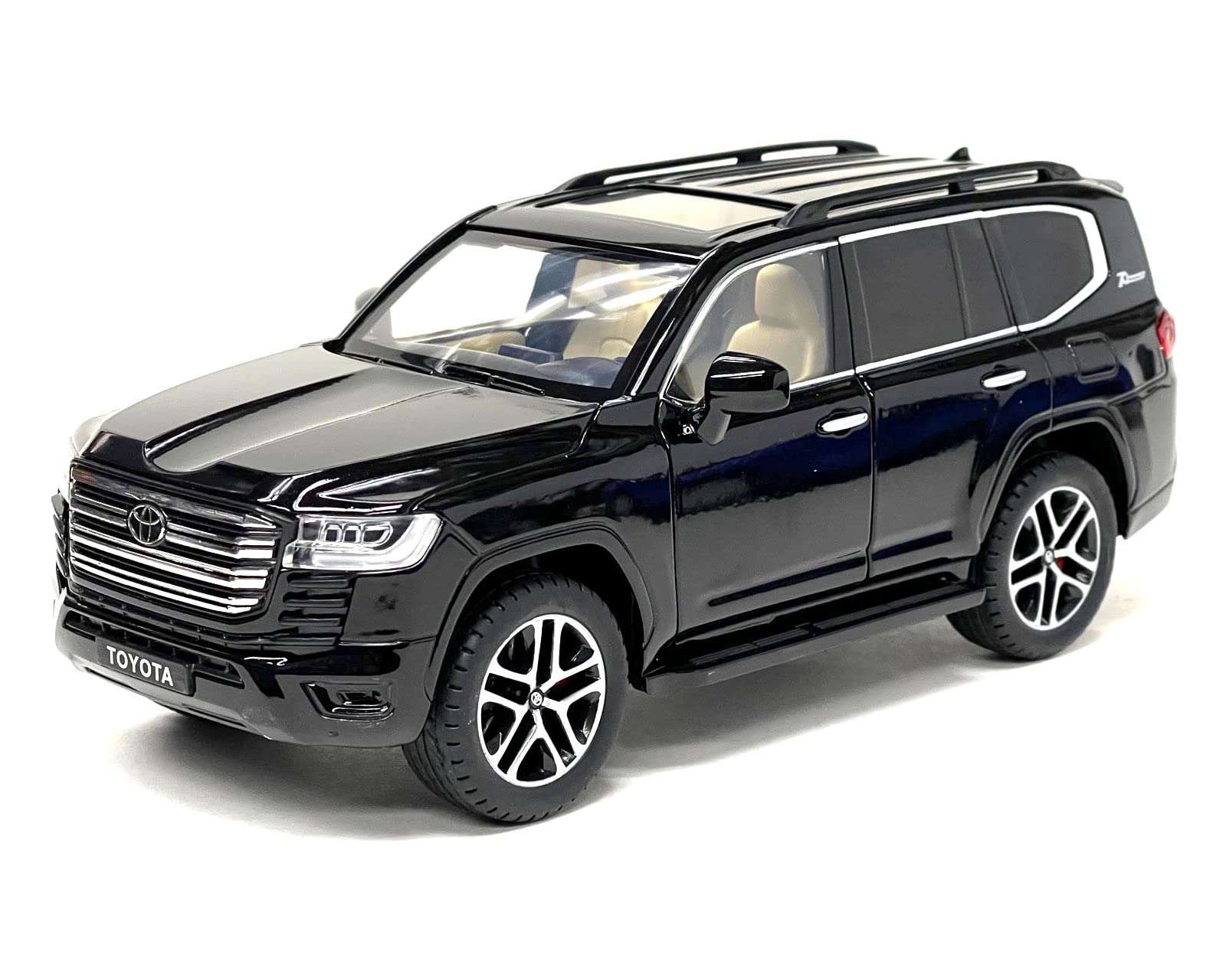 MiJo Exclusives 2023 Toyota Land Cruiser - Black - 1:24 - H08222BK 1