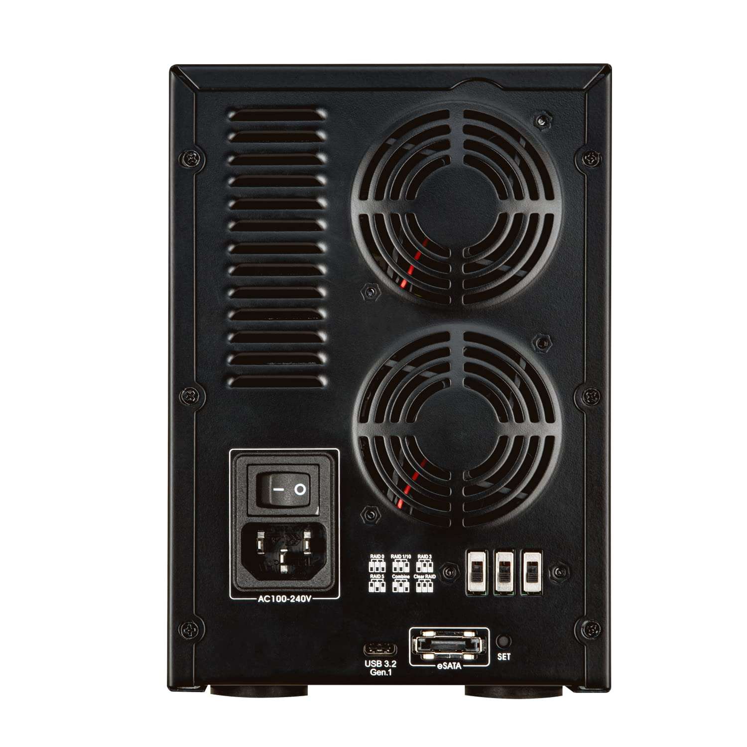 Century CRIB535EU3C_FP USB 3.2 Gen1 Connection USB / eSATA Compatible, 3.5 Inch SATA x 5 Devices with RAID Function 4