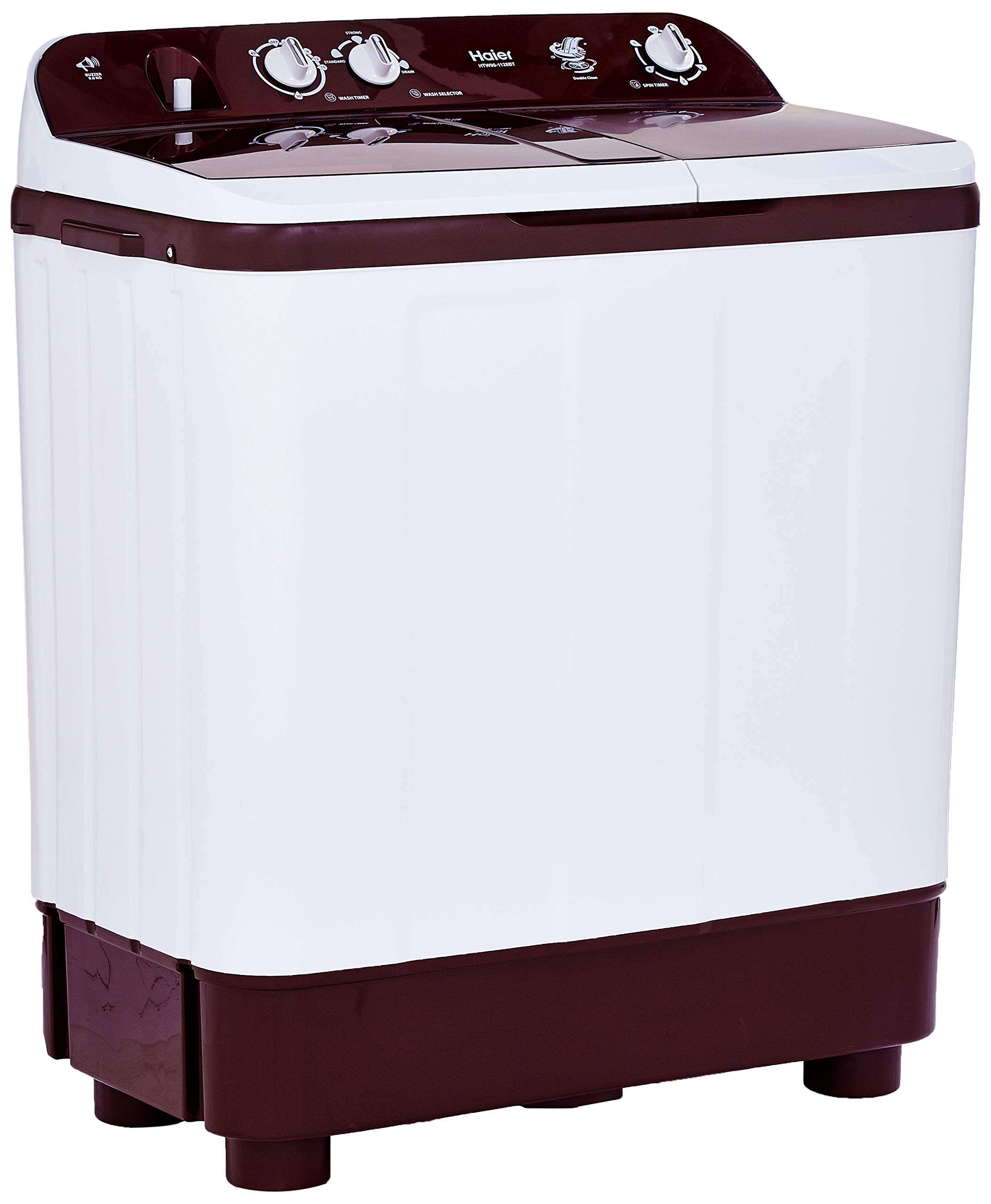 Haier 9 kg Semi-Automatic Top Loading Washing Machine (HTW90-1128BT, Burgundy) 2