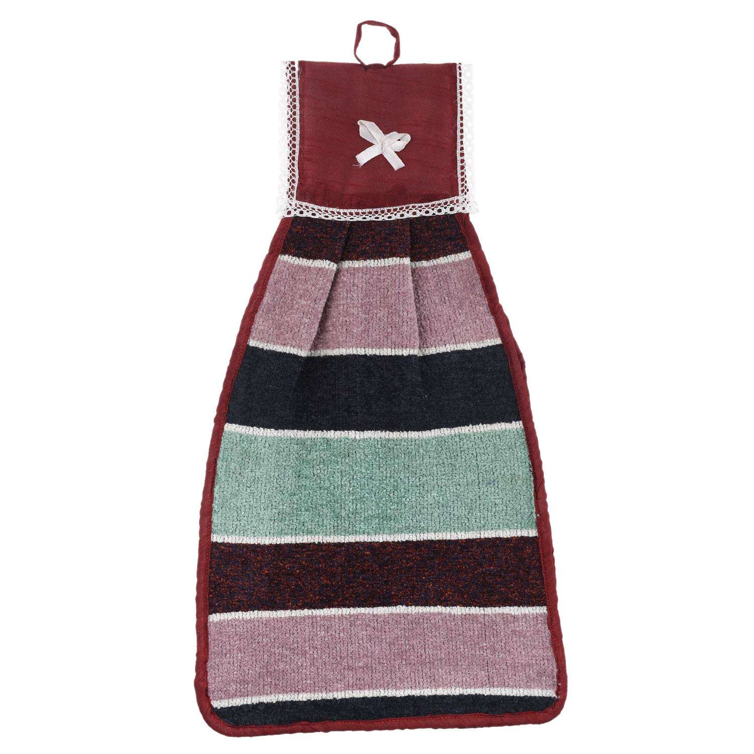 Kuber Industries Hanging Cotton 3 Pieces Cotton Washbasin Napkin/Hand Towel for Kitchen and Bathroom (Multi) - CTKTC45577 6