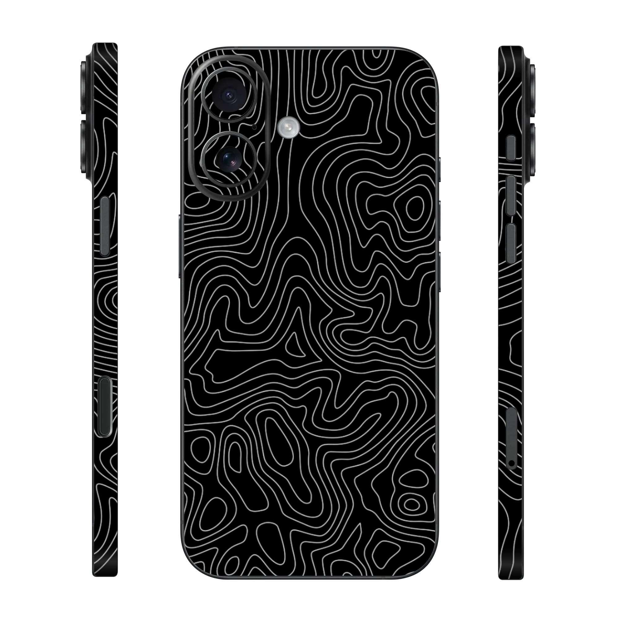 Capes India Mobile Phone Skins Compatible with Apple iPhone 16 | Not a Cover/Case | Protective Film Vinyl Sticker (Galaxy, Full Body Skin)