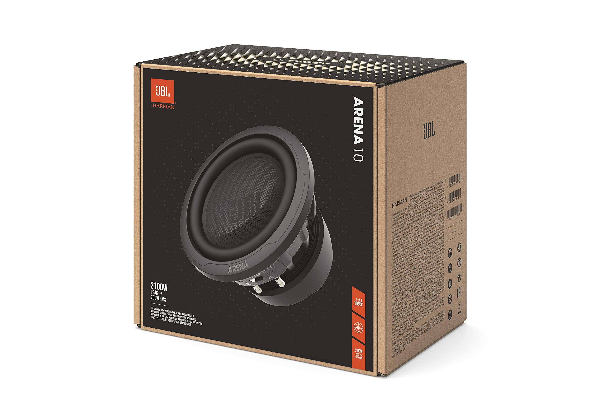 JBL 10” (254mm) High-Performance Automotive Subwoofer 3