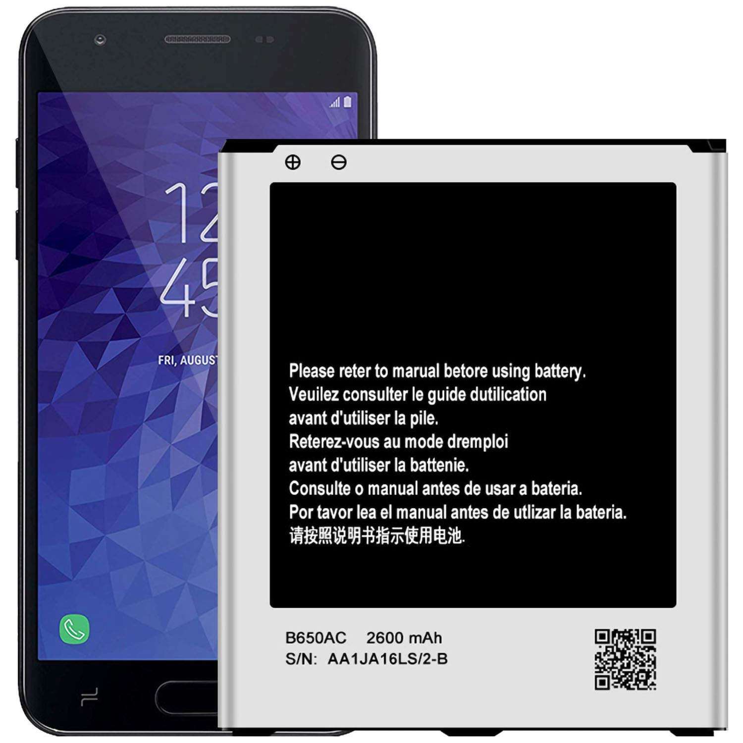 DDONG PLUS Replacement Battery B650AC for Samsung Galaxy Mega 5.8 i9152 GT-I9152 Battery