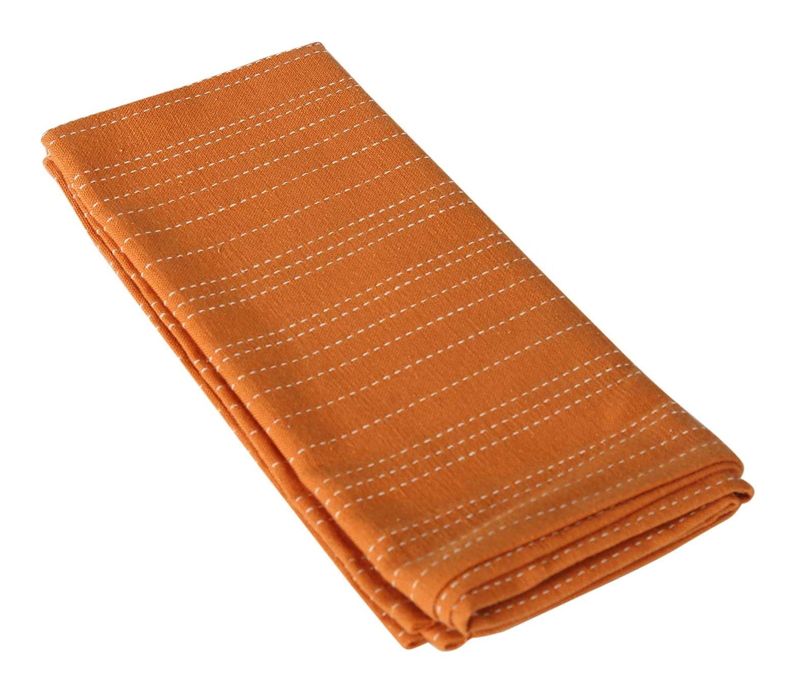 KASKOM Cotton Handmade Kitchen Towel - Orange 1