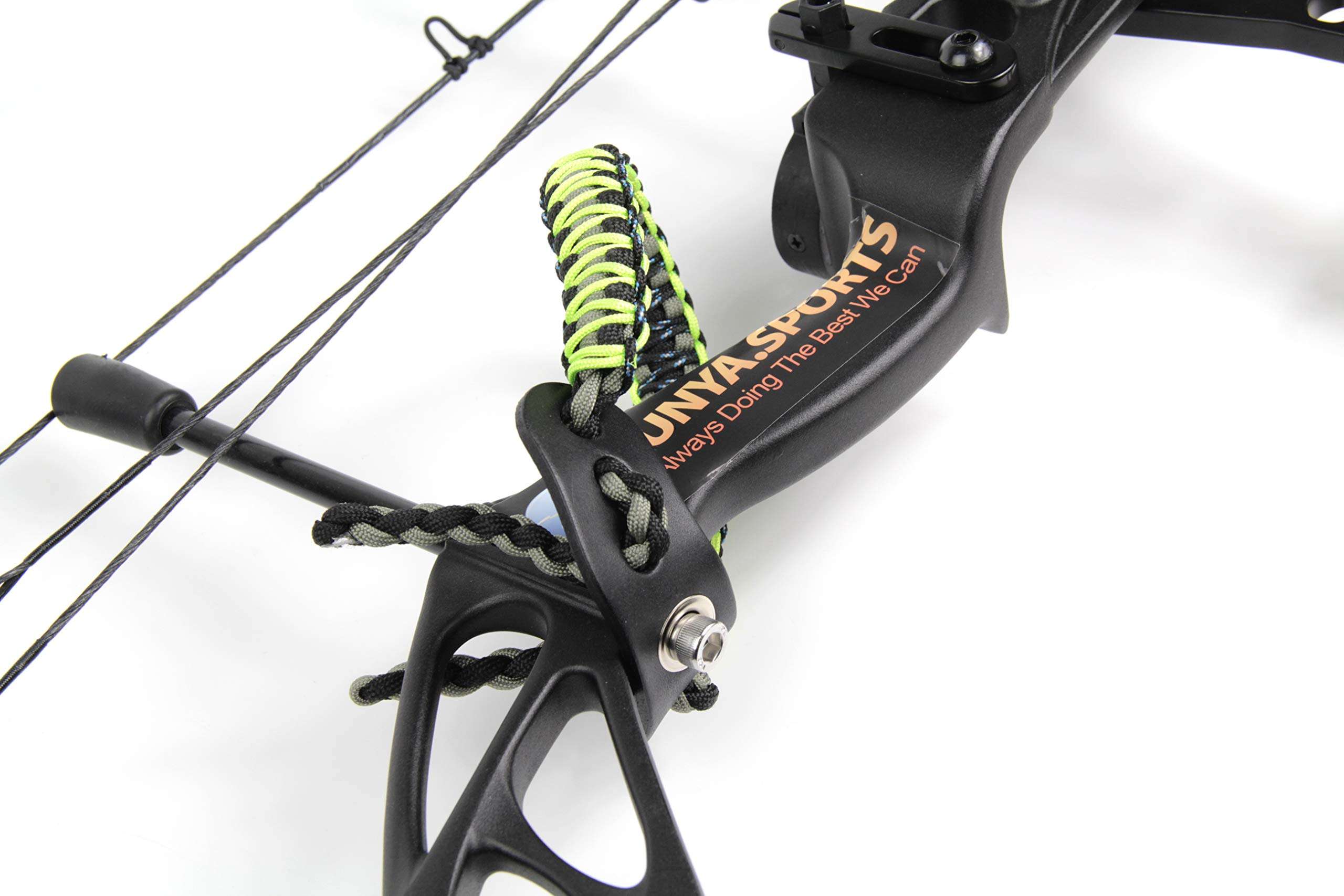 SUNYA Bow Wrist Sling Mounting Bolt, 5/16-24x1 Stainless, Thread Length 1", Box Package. 6