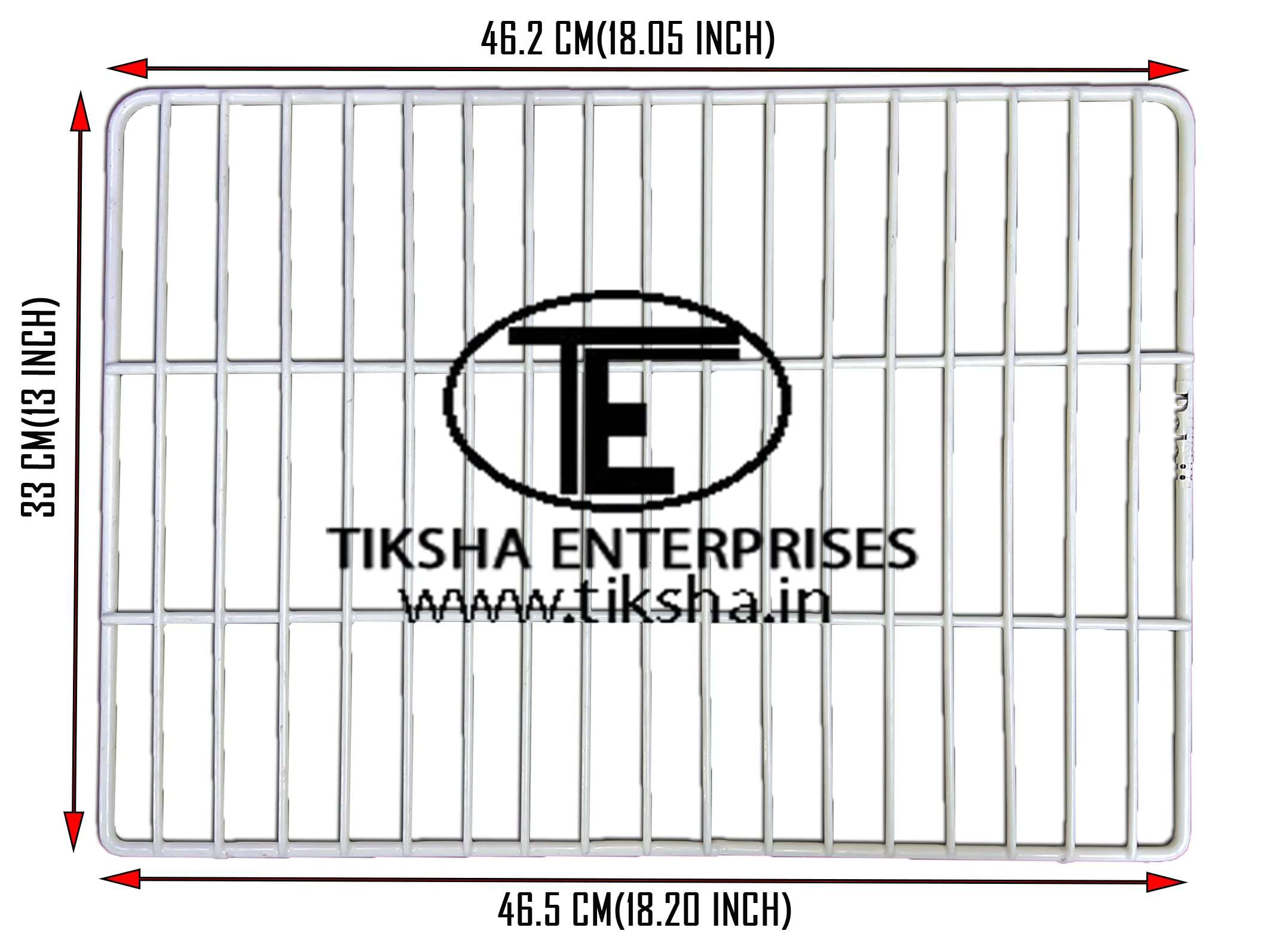 Tiksha Enterprises (46.5+46.2 33 CM wire shelf compatible for GODREJ OLD IS GOLD MODEL SD 190 LTR RECTANGULAR SHAPE 4