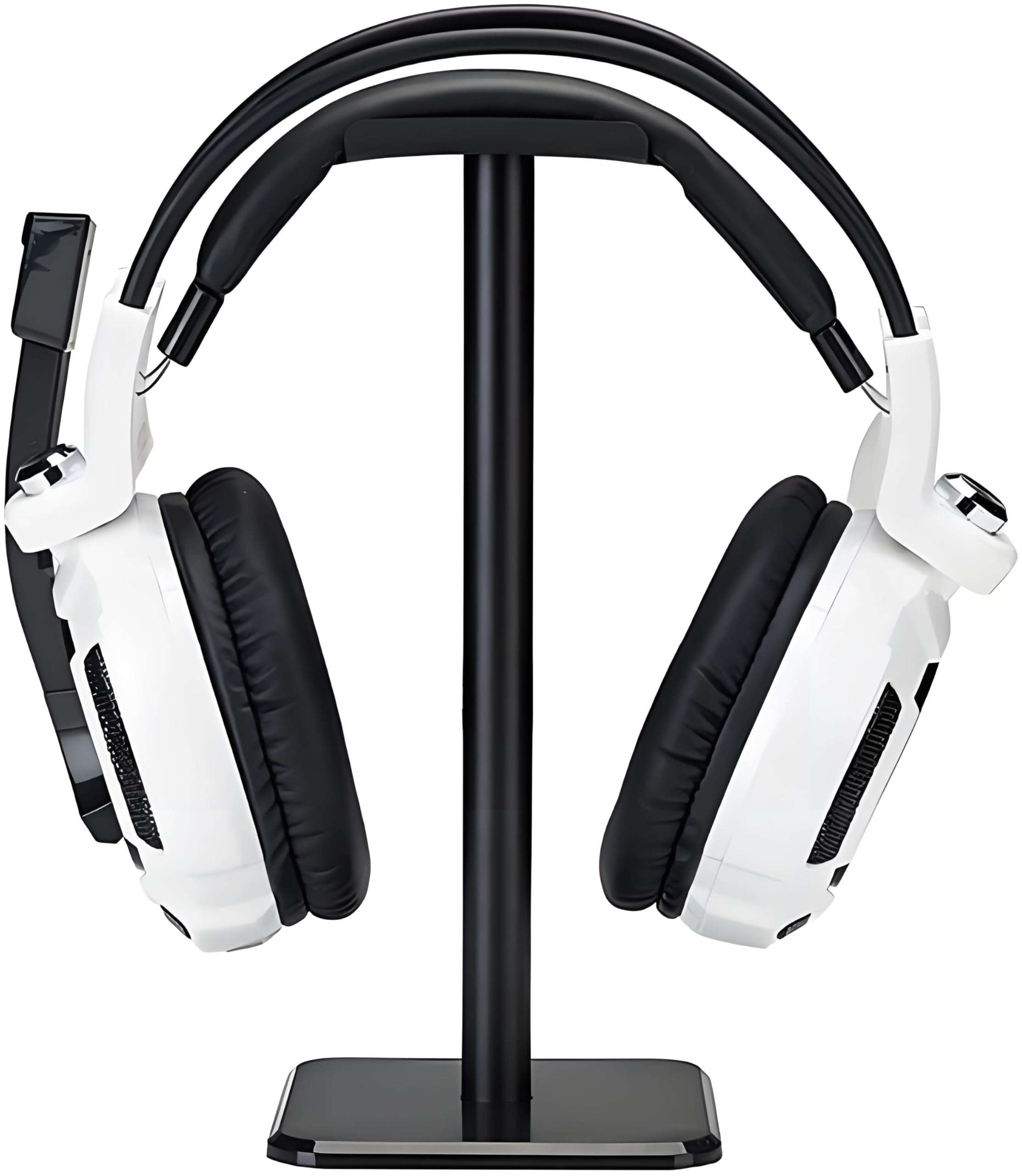 Headphone Stand, Universal Aluminum Metal Holder for AirPods Max, HyperX Cloud II, Xbox One, Turtle Beach, Sennheiser, Sony, Bose, Beats PC Gaming Headset Display & Bluetooth Headphones (Black) 1