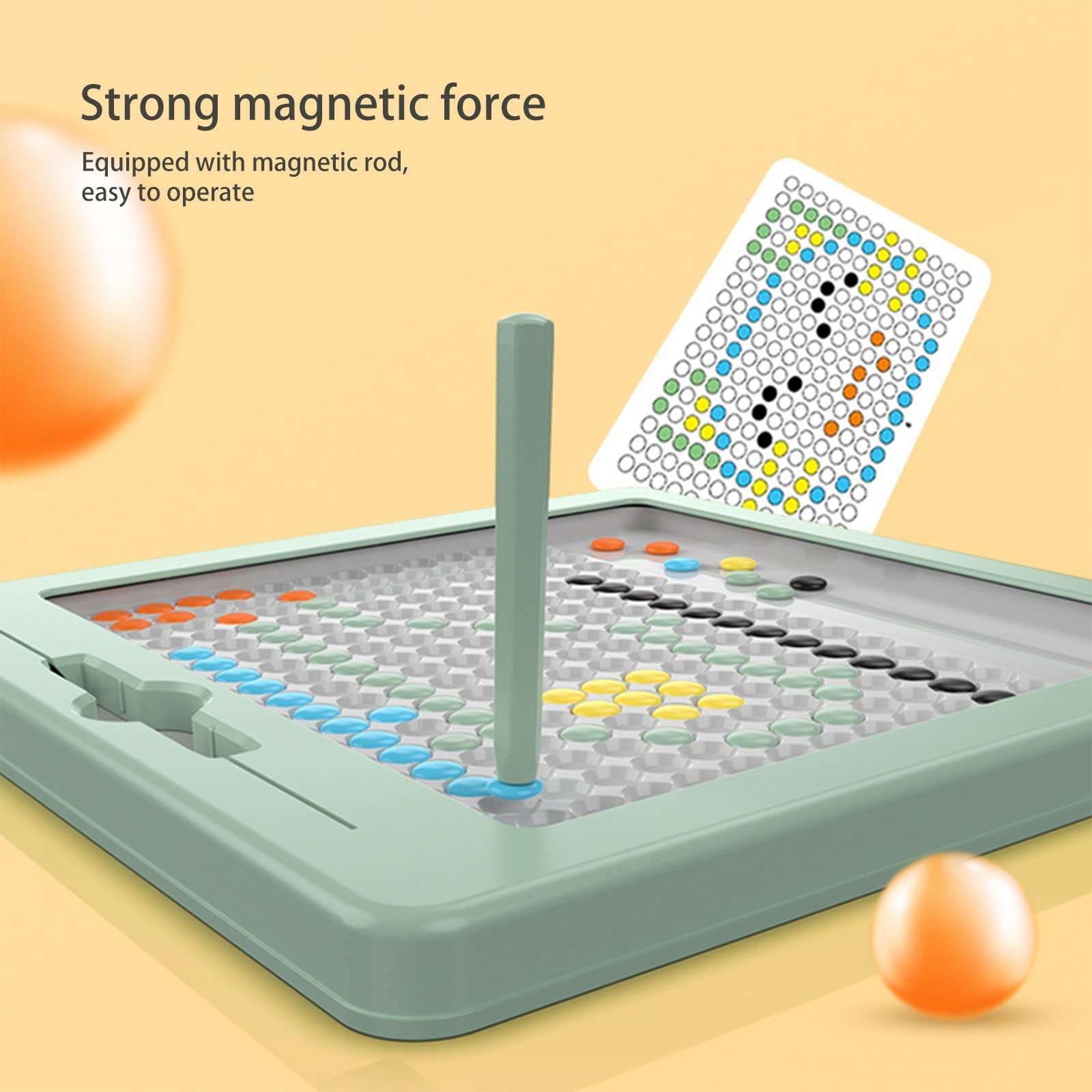 Magnetic Drawing Board, Learning & Playing Concentration Training Magnetic No Eraser Writing Doodle Puzzle Pencil Board Chessboard Early Education Thinking 4