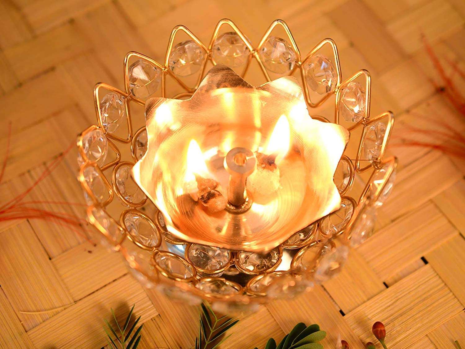 Collectible India Metal Decorative Bowl (3.5 x 2.1 x 3.5 inch, Gold), Small (DFBS151-Small) 6