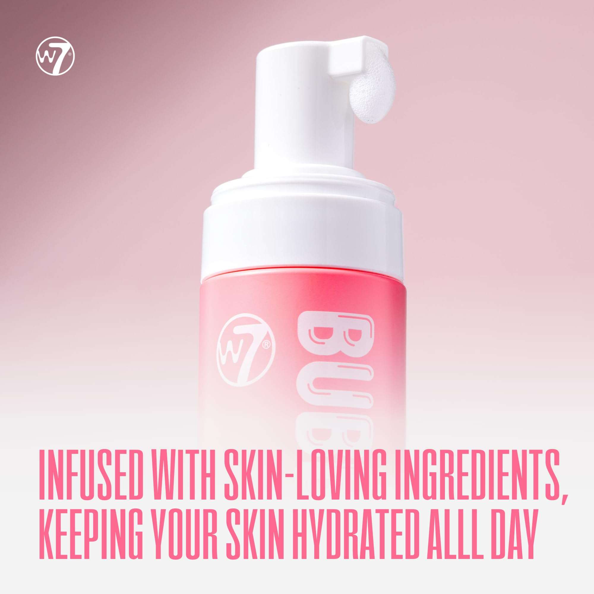 W7 Bubble Base Foaming Primer – Hydrating, Skin-Perfecting Makeup Base for a Smooth & Flawless Finish – Infused with Hyaluronic Acid & Aloe Vera to Nourish and Prime the Skin 6