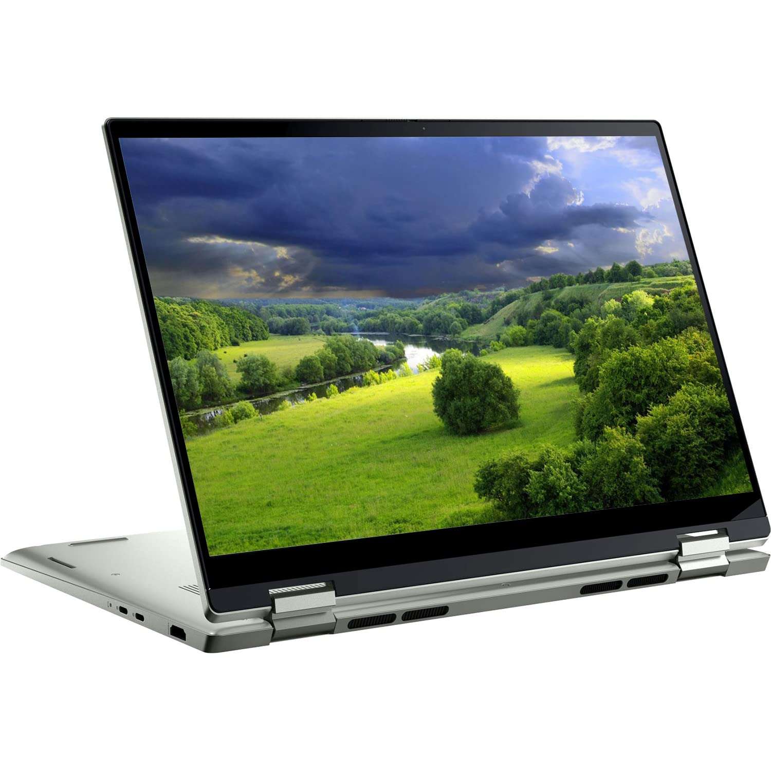 DELL 2022 Inspiron 7000 2-in-1 Laptop, 14" FHD+ Touch Display, AMD Ryzen 7 5825U, 16GB DDR4 RAM, 2TB SSD, FHD Webcam, HDMI, Backlit KB, FP Reader, Wi-Fi 6, Windows 11 Home, Pebble Green 3