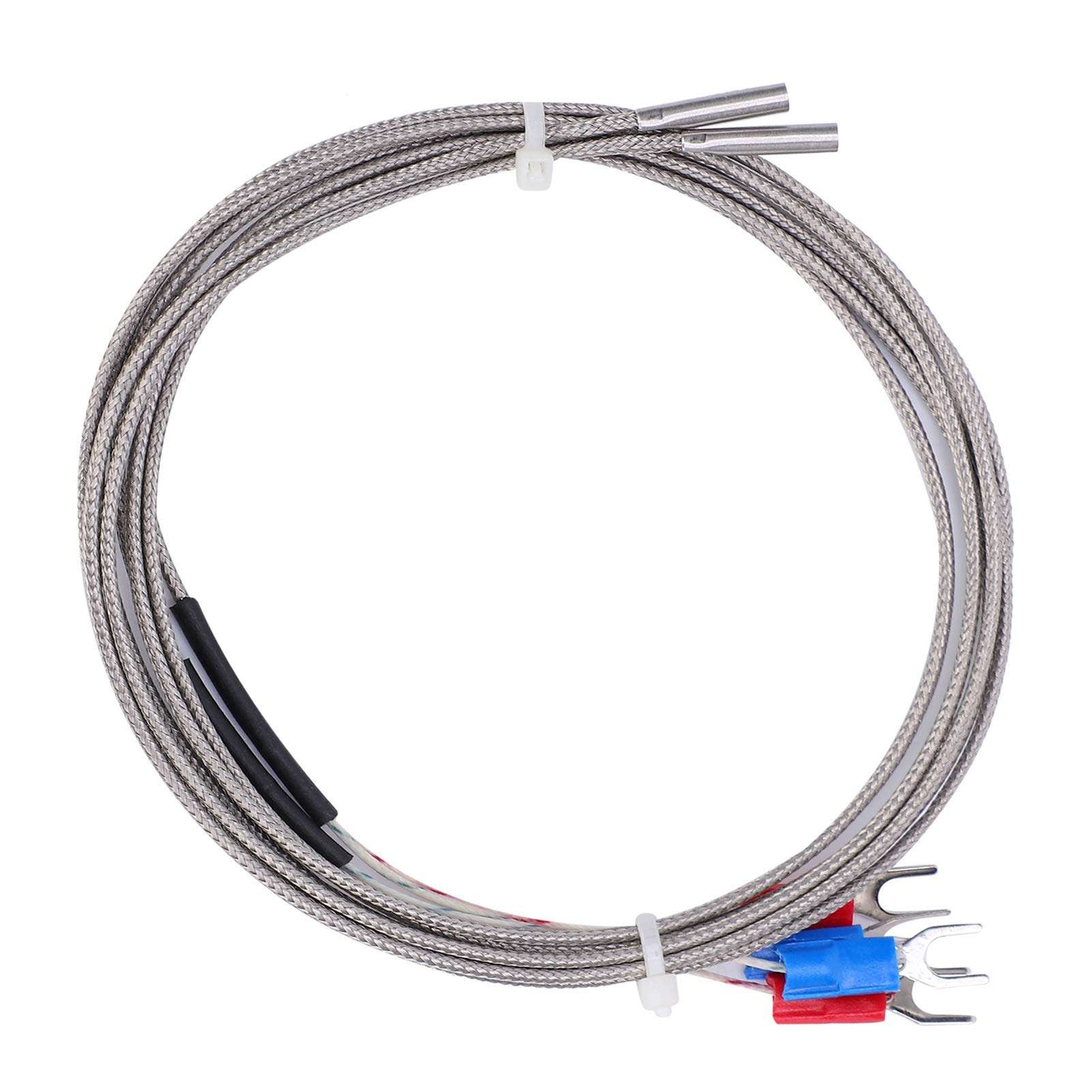 April Gifts Caiqinlen Temperature Sensor, Sturdy Thermocouple, Small Size for Temperature Measuring 3D printing 3D Printer Office Equipment 3