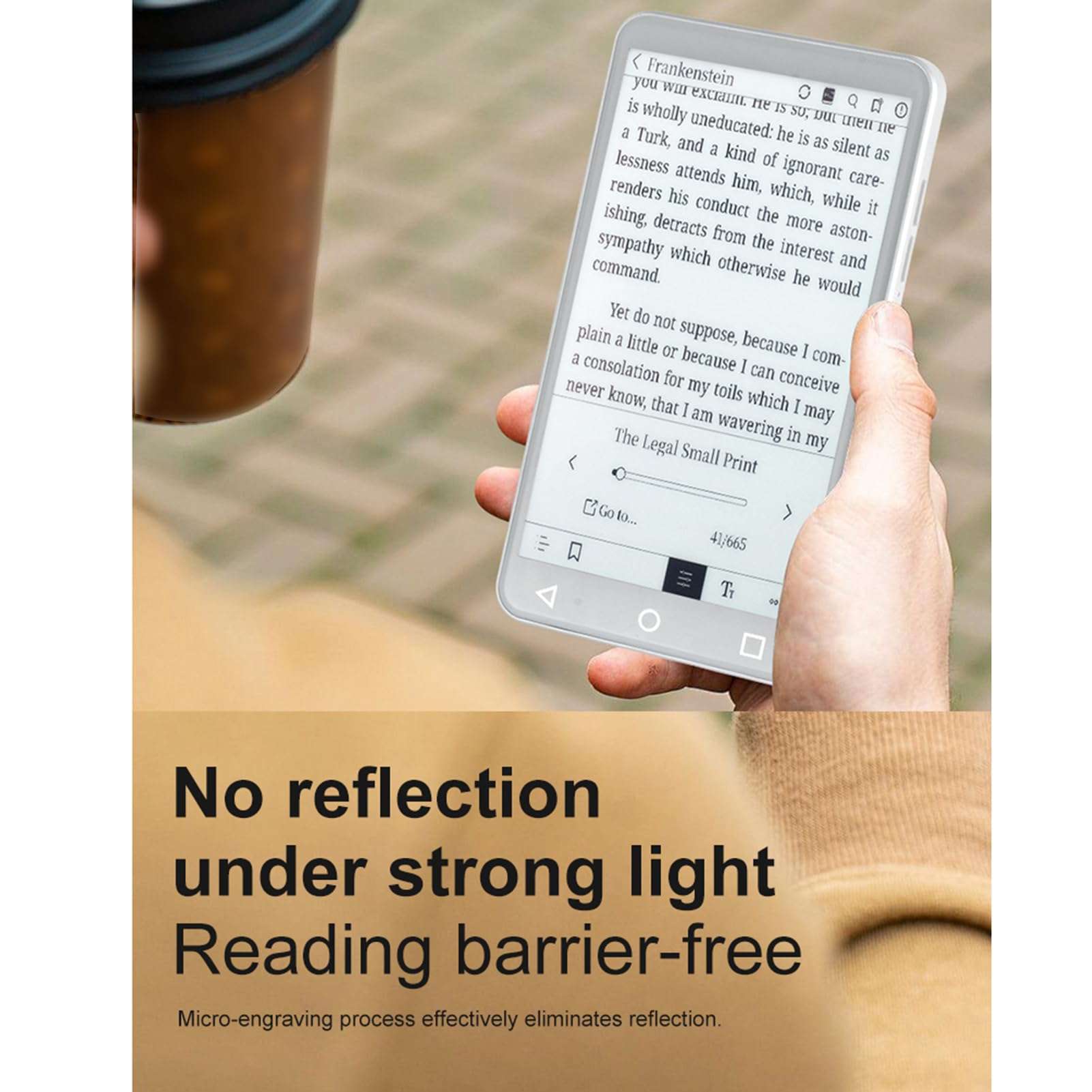 Snnozy 5" E-Book Reader with Handwriting Tablet E-Reader Built-in Speaker 5M Camera for Extracurricular Learning Portable Audio Video PDF Reader 4