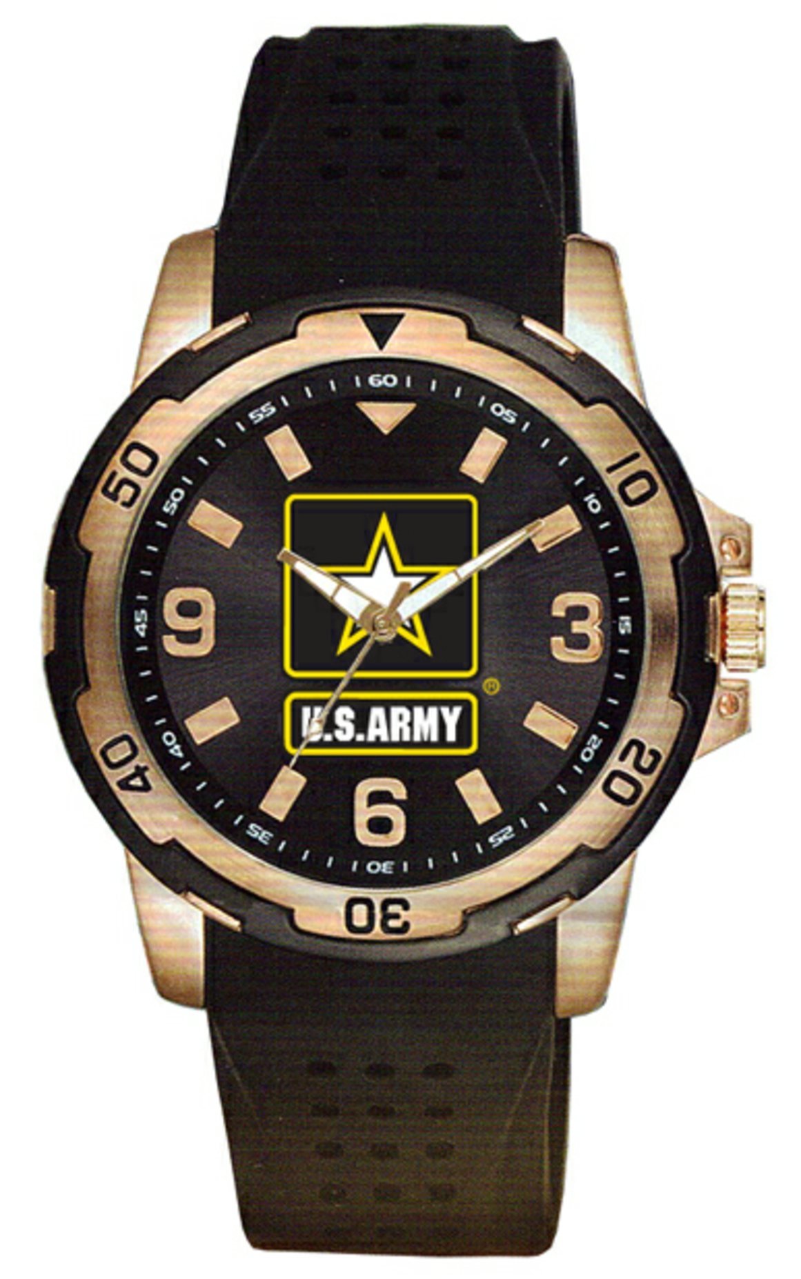 Aqua Force AF54QB Army Rose Gold Watch with 40 mm Face