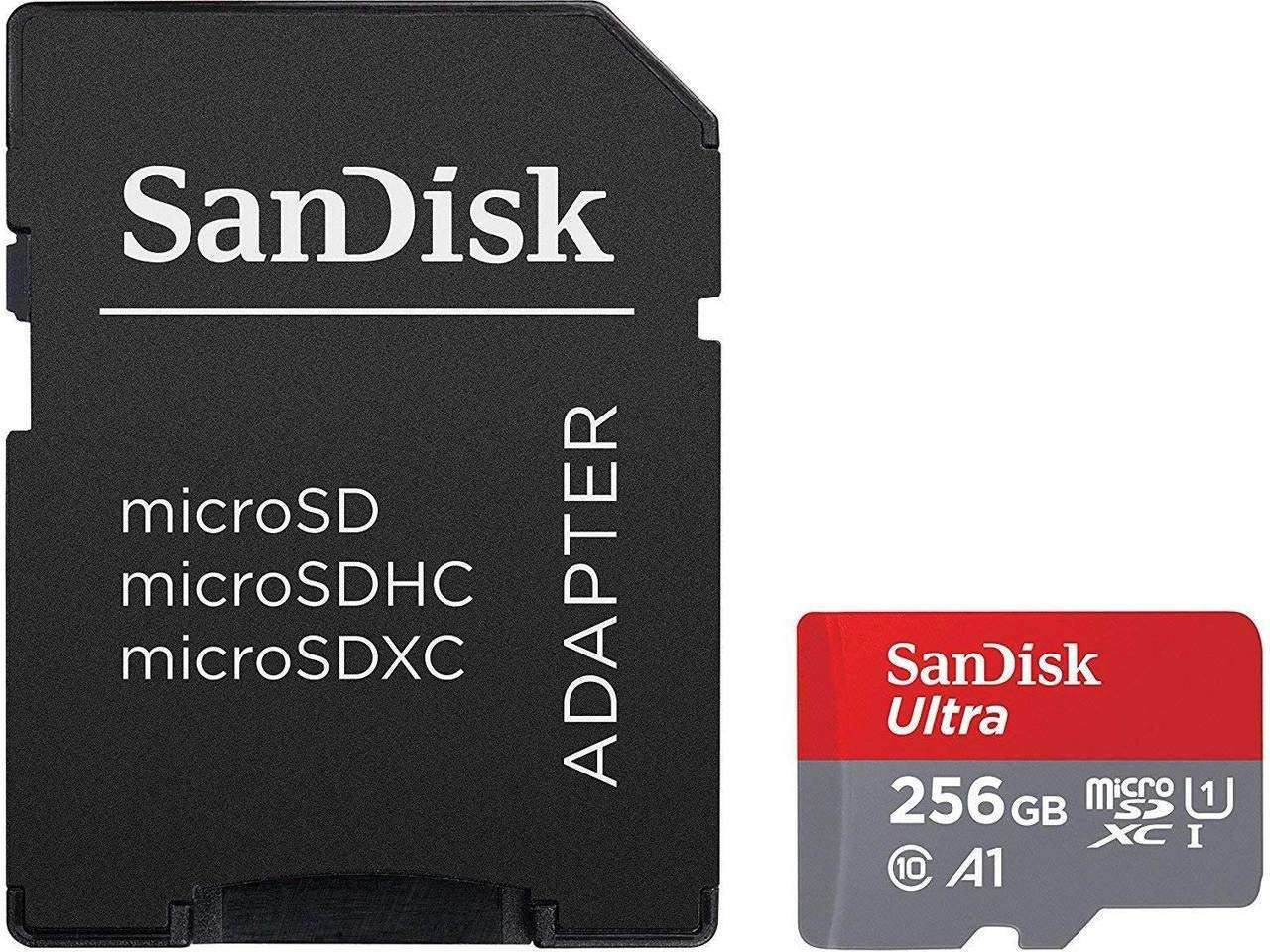 SanDisk Ultra 256GB MicroSD XC Class 10 A1 UHS-1 Mobile Memory Card up to 100MB/s Read Speed (SDSQUAR-256G) with MemoryMarket Lanyard 3