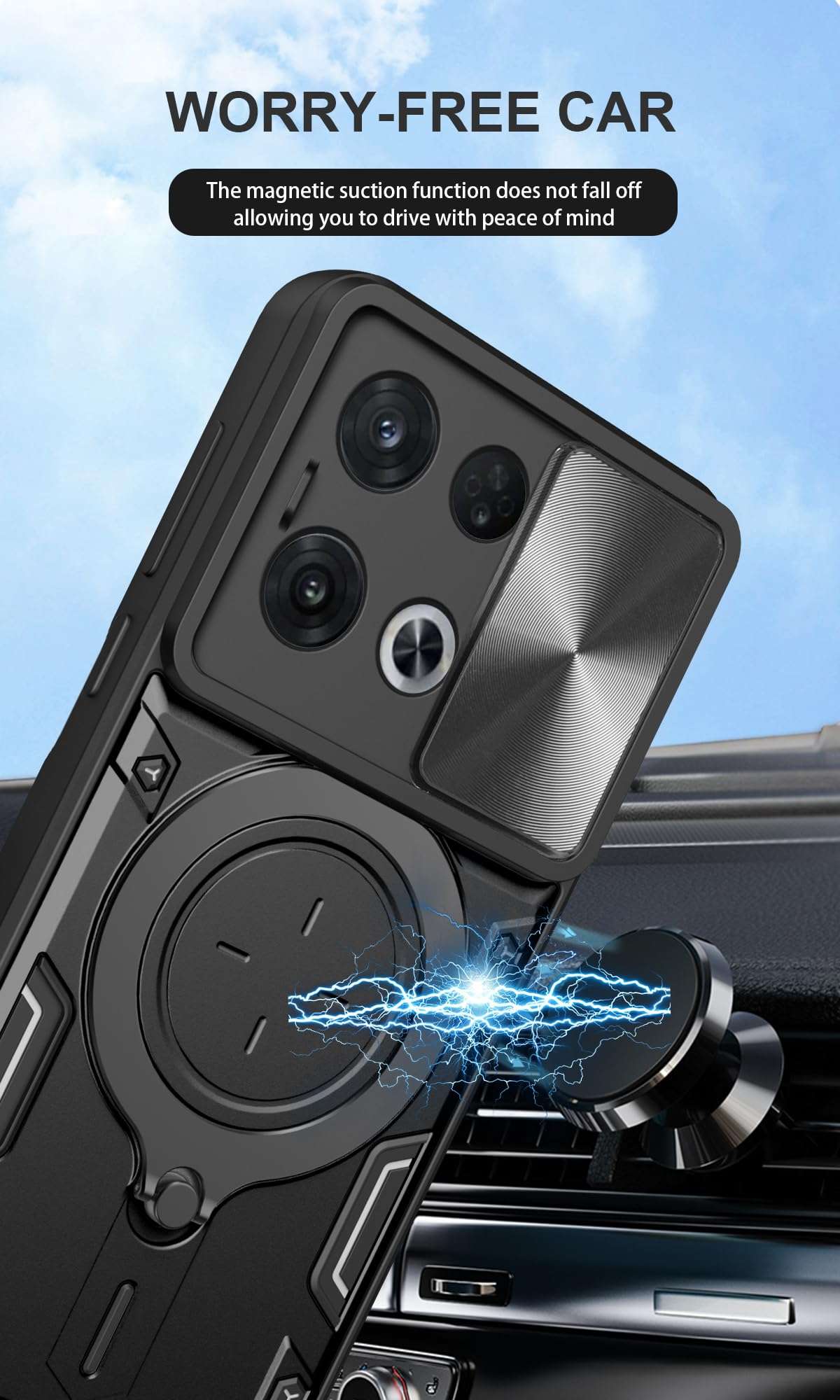 Kukoufey Compatible with Honor X8a 5G Case,Compatible with Honor 70 Lite RBN-NX1 Case,with Slide Camera Lens Cover Compatible with Honor X8 5G VNE-N41 / X6 4G VNE-LX1 VNE-LX2 VNE-LX3 Case Red 5