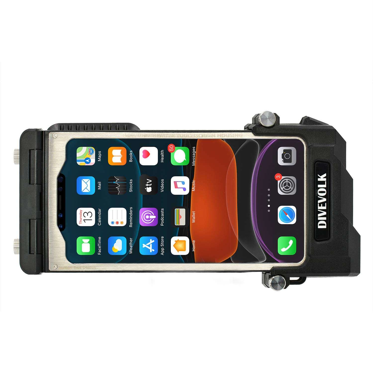 DIVEVOLK Seatouch 3 Underwater Diving housing case compatiable for Samsung S8/ S8+/S9/S9+,Perfect Phone Case for Surfing Swimming and Snorkeling 1