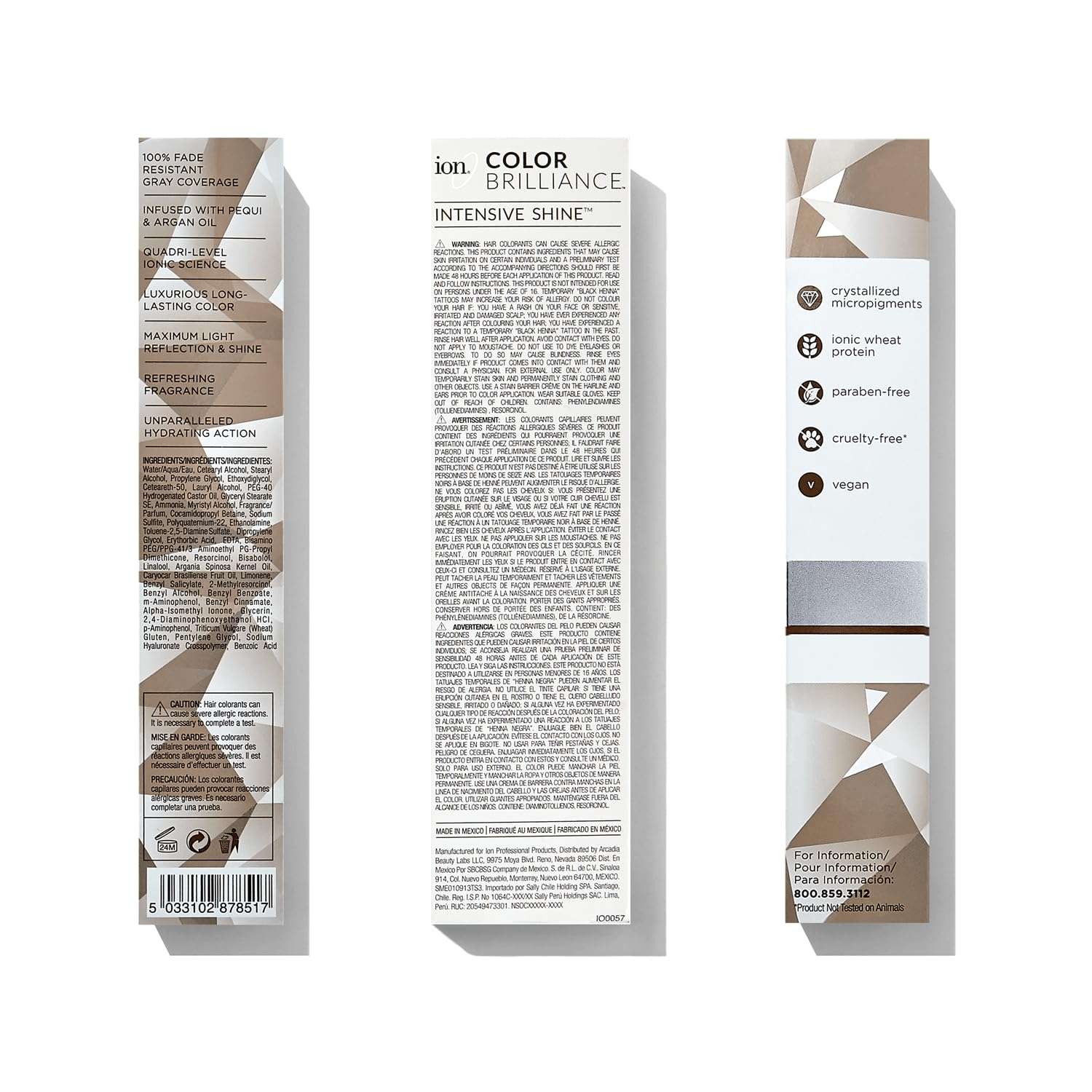 Ion Permanent Creme Hair Color - Mushroom Blonde 8MB 3