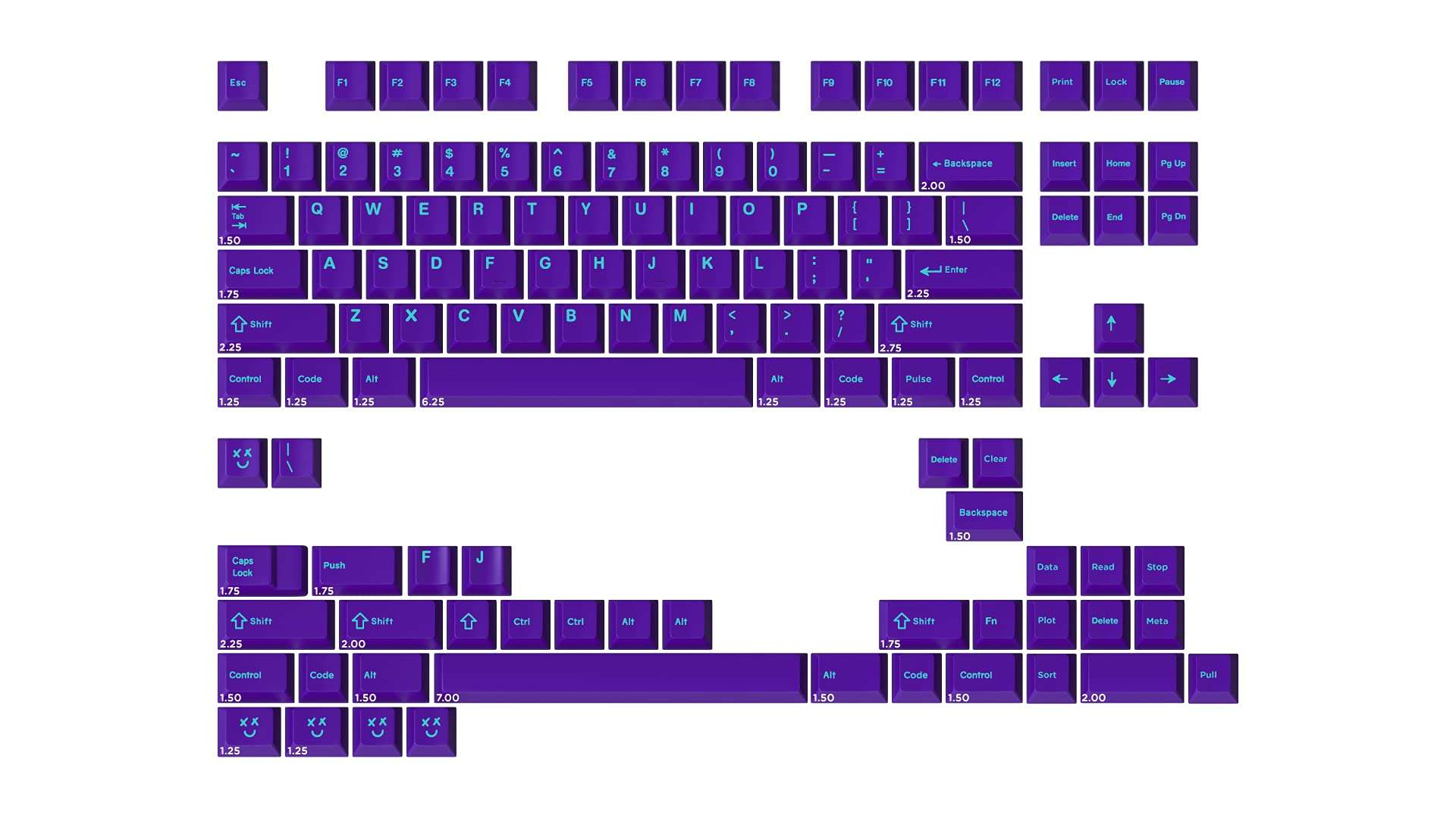 DROP + MiTo GMK Pulse Custom Mechanical Keyboard Keycap Set - 125-keys, Doubleshot, Cherry Profile, for 40%, 60%, 65%, and TKL Layouts, etc. (Mitolet),Turquoise 1