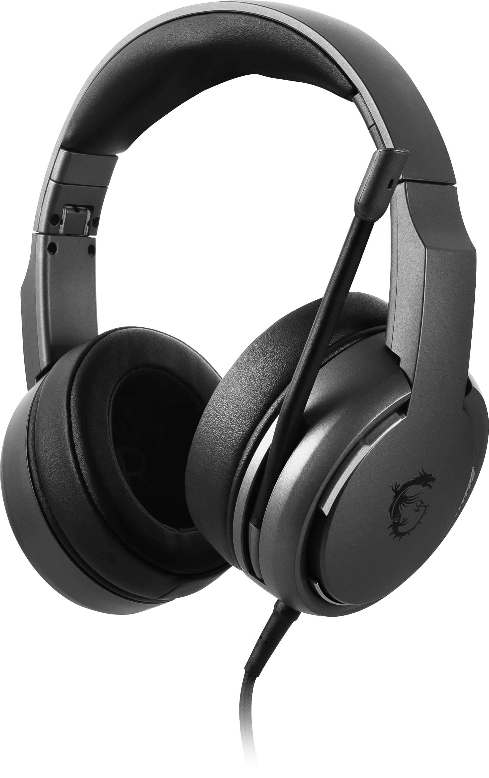 MSI IMMERSE GH40 ENC - Active ENC with Environment Noise canceling, Virtual 7.1 Surround,Light Weight & Self-Adjusting Headband 3