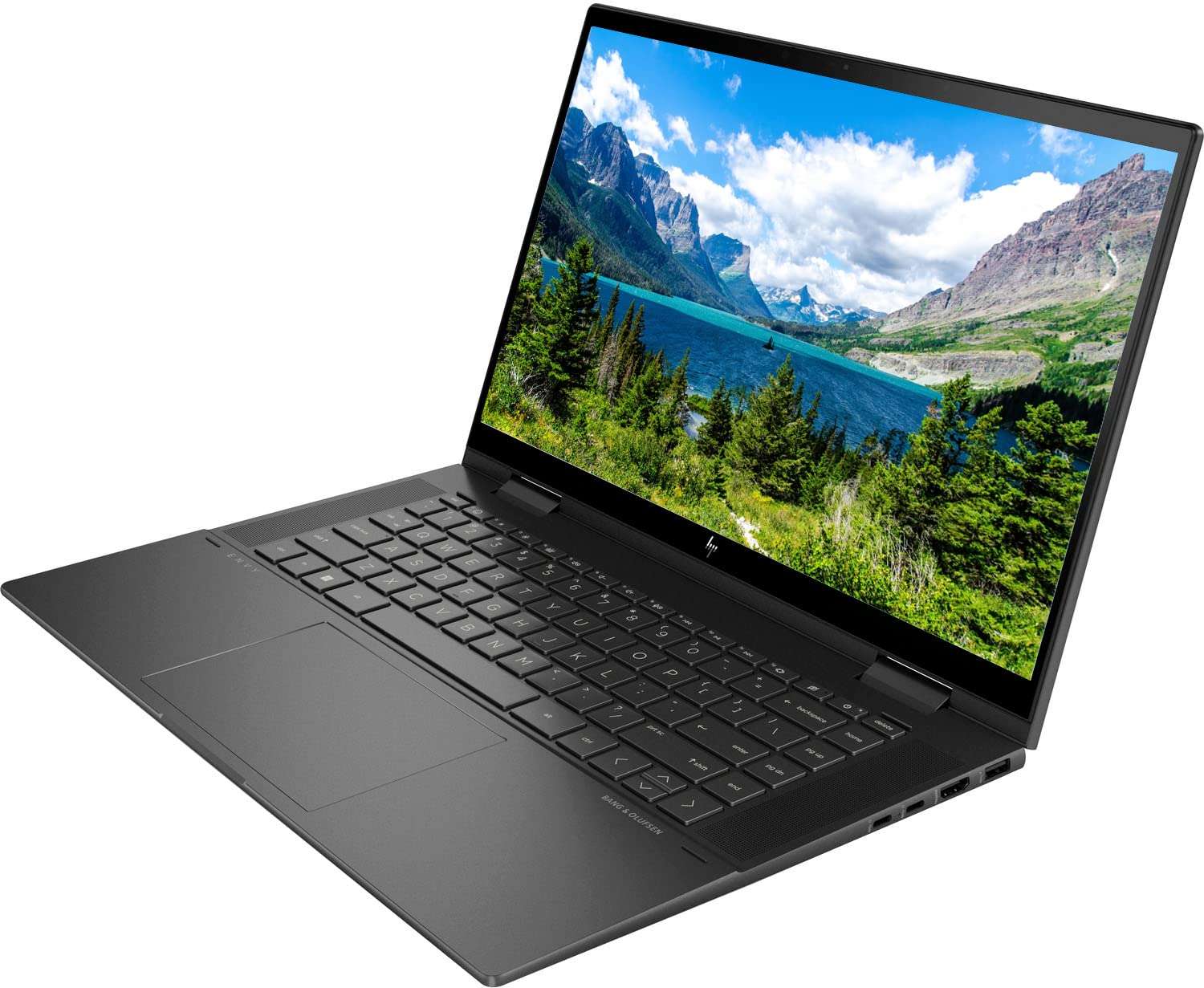 HP Envy x360 2-in-1 Laptop, 15.6" FHD Touchscreen, AMD Ryzen 5 5625U Processor, 64GB RAM, 2TB SSD, Webcam, Backlit Keyboard, HDMI, Wi-Fi 6, Windows 11 Home, Stylus Pen Included 3