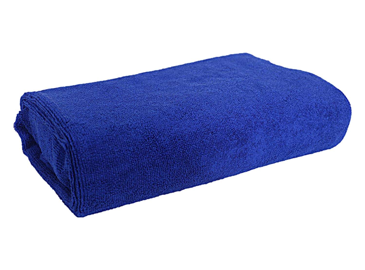 Fun Home Lightweight Bath Towel|Soft Absorbent Cotton Anti-Bacterial & Quick Dry Shower Towel for Bathroom,Hotel,Gym,Travel,Pack of 2 (Blue) 3