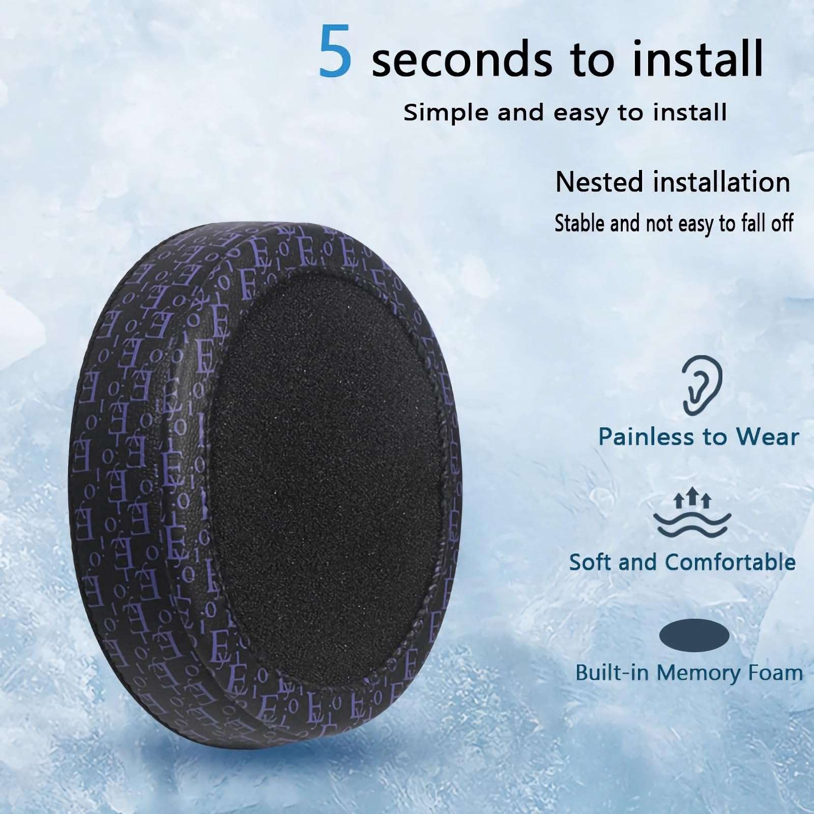 JHK Replacement Mesh Ear Pad Covers Earpad for Sony WH-CH700 Headphones Headset Ear Cushion Cover Repair Parts,Pink 5