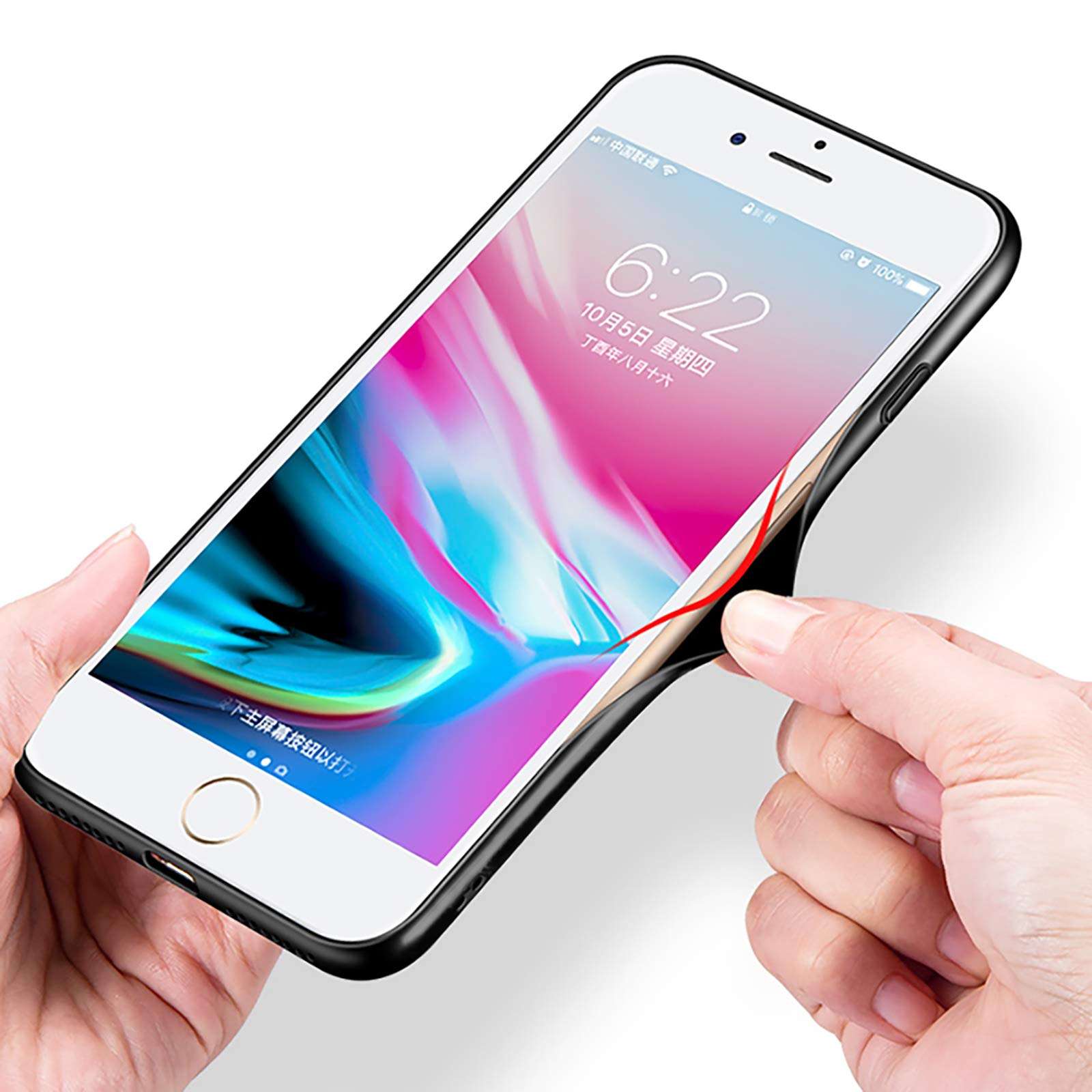 DEPTHLAN Custom Phone Case for iPhone 12 Pro Max Glass Case, Anti-Scratch Soft Protective TPU Bumper Personalized Photo Make Your Own Picture Customized Cases 6