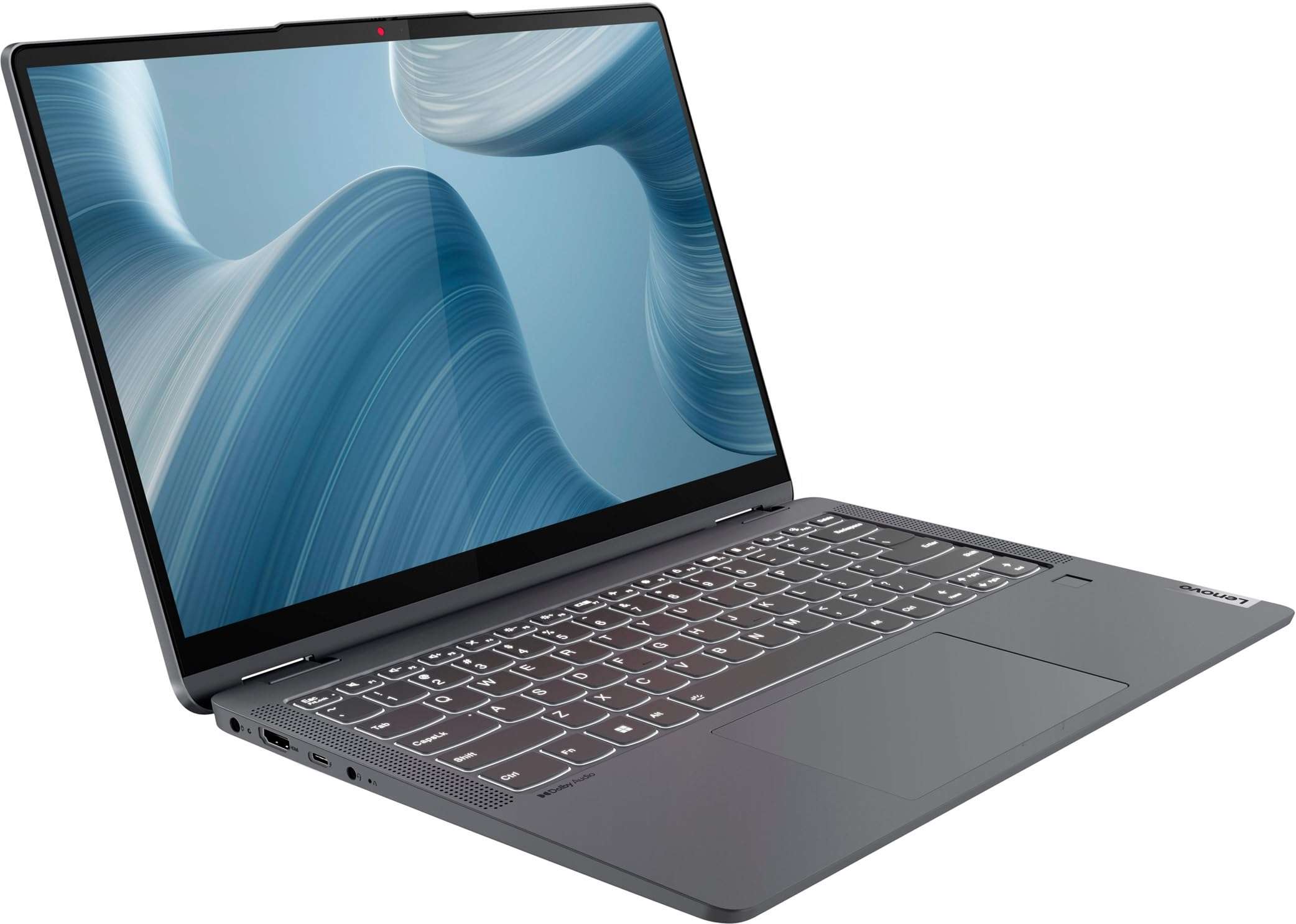 Lenovo IdeaPad Flex 5i 2-in-1 Laptop (14" FHD+ Touchscreen, Intel Core i3-1215U, 8GB RAM, 512GB SSD) Convertible, Fingerprint, Backlit, FHD Webcam, 9-Hr Battery Life, IST Pen & HUB, Win 11 Home, Grey 6
