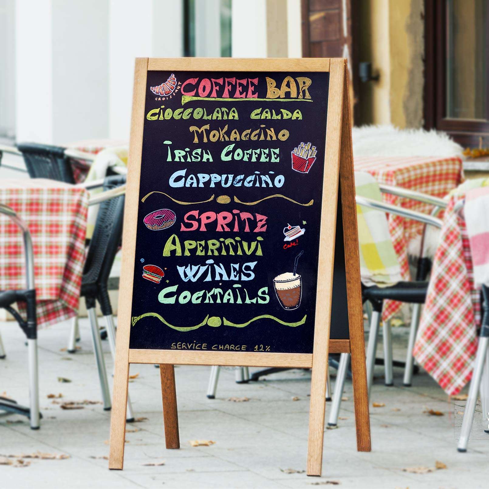 Chalk Markers, Morfone 20 Colors Liquid Chalkboard Markers for Chalkboards, Windows, Chalk Wallpaper, Jars, Labels, Car, Glass, Mirror (6mm Reversible Tip) 5