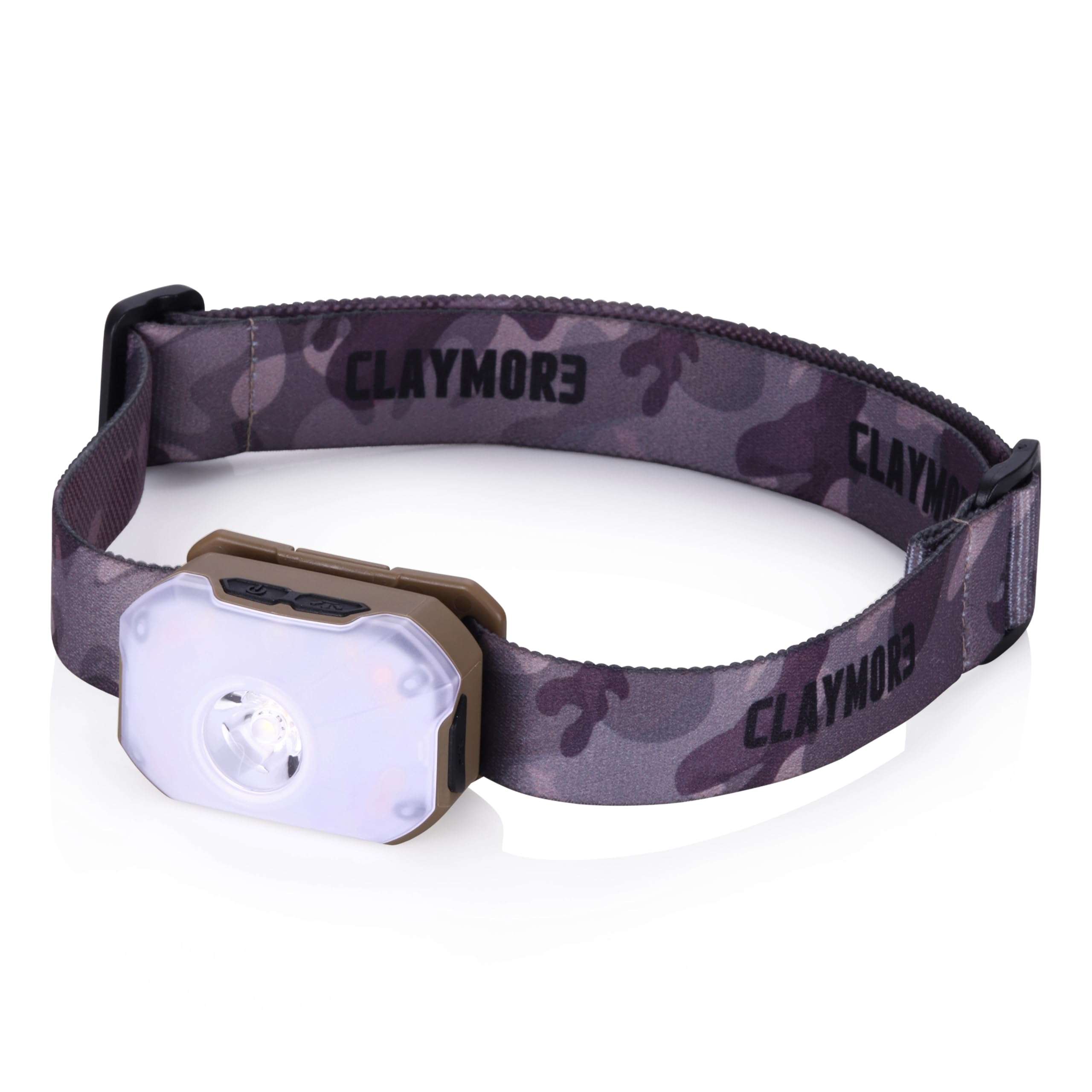 Claymore Heady2 (Tan) - Lightweight LED Rechargeable Headlamp, 3 Light Modes, 350 Lumens, Waterproof. Ideal for Night Work, Fishing, Hiking, Running, Camping. 1