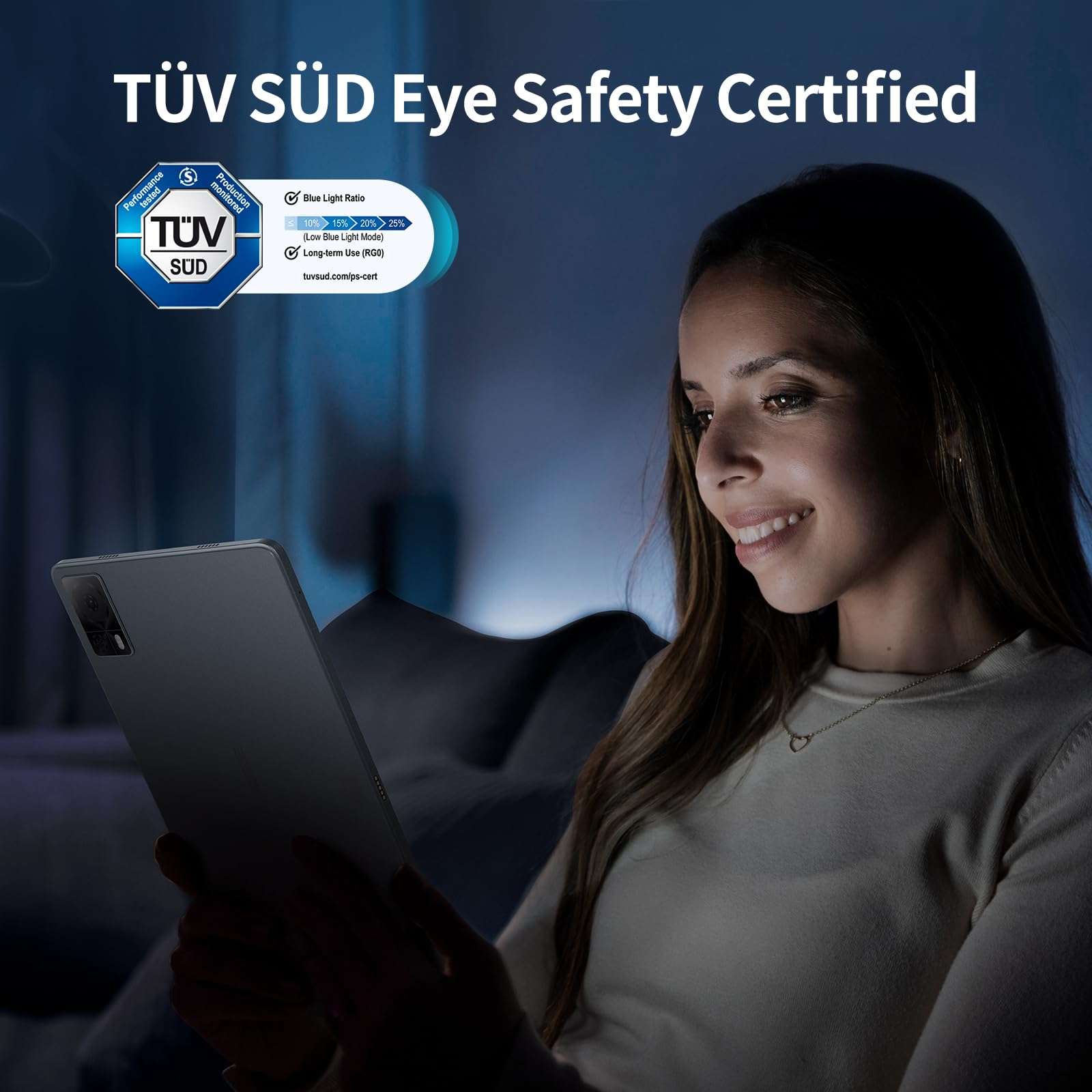 DOOGEE T20S Android Tablet with Screen Protector, 2K Vivid 10.4" Android 13 Tablets, 15GB+128GB Octa-Core Gaming Tablet, 7500mAh, 13+5MP Camera, Hi-Res Stereo Speakers, Split Screen, BT & WiFi 4