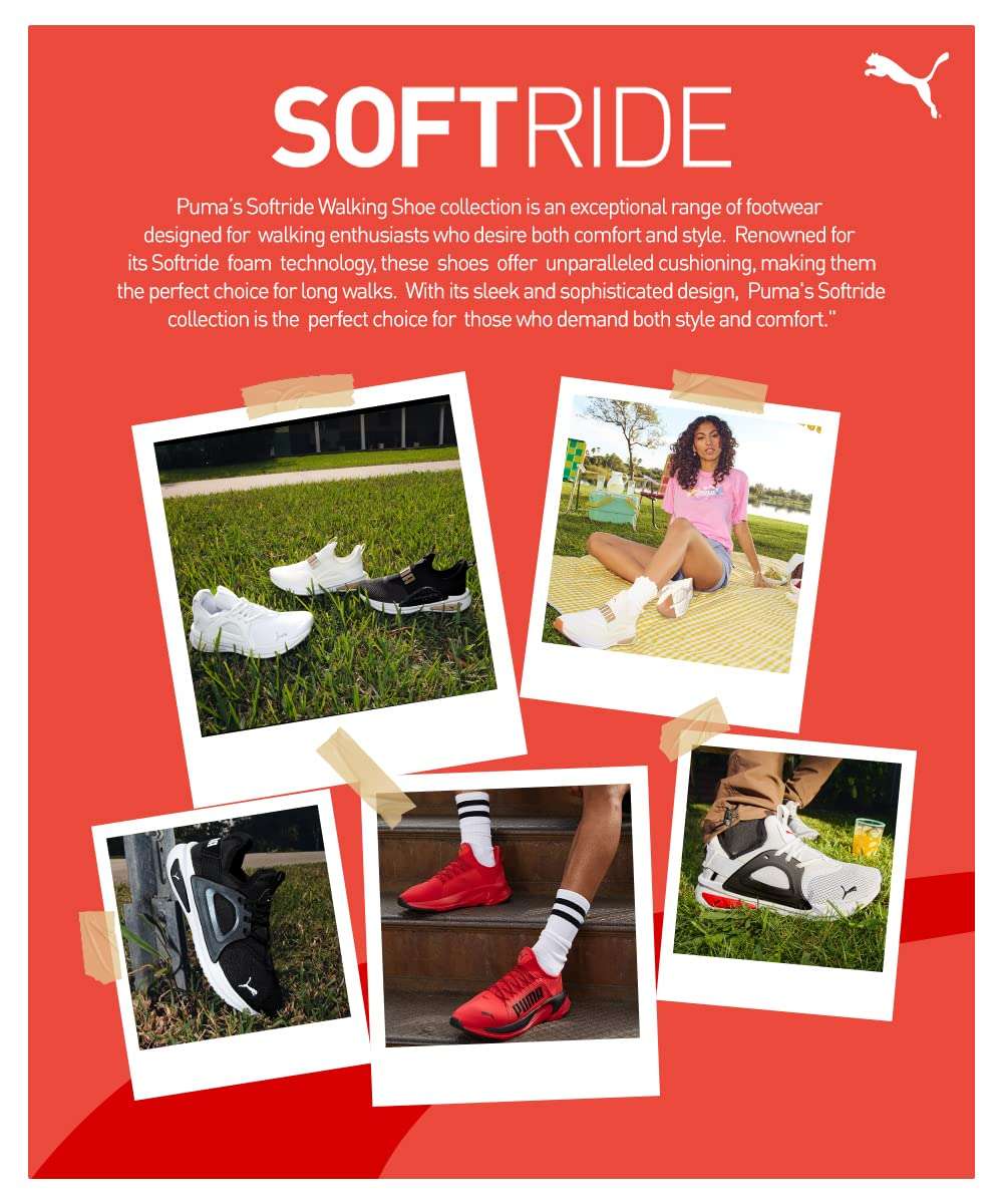 Puma womens Softride Ruby Deco Glam Wn's Puma Black-Puma Team Gold Walking Shoe-3 UK (37705201) 4