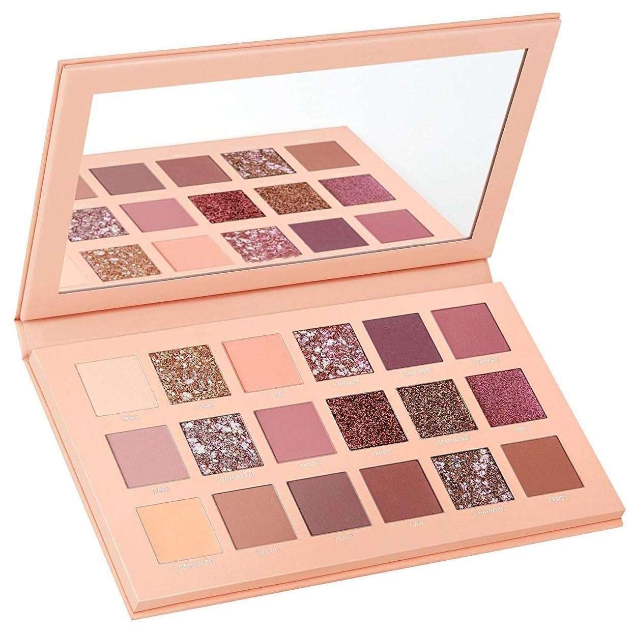LA OTTER Nude and Rose Gold Eyeshadow Palette Combo, Shimmery Finish 3