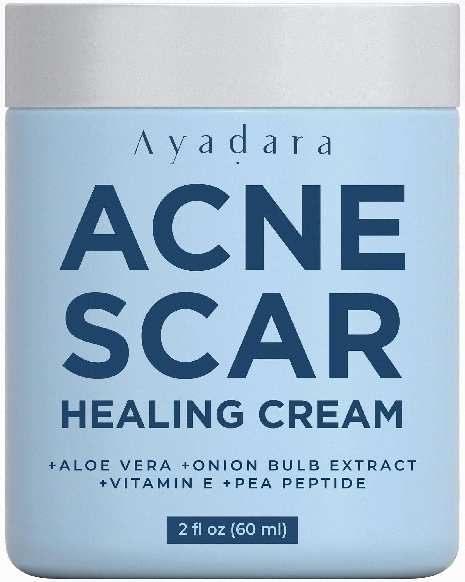 AYADARA Acne Scar Healing Cream, 2 fl oz, Acne Treatment for Face, Stretch Marks, Body Scars, Acne Scar Removal Cream for Body, Acne Remover for Cuts and Burns, For All Skin Types, 200+ Uses 1