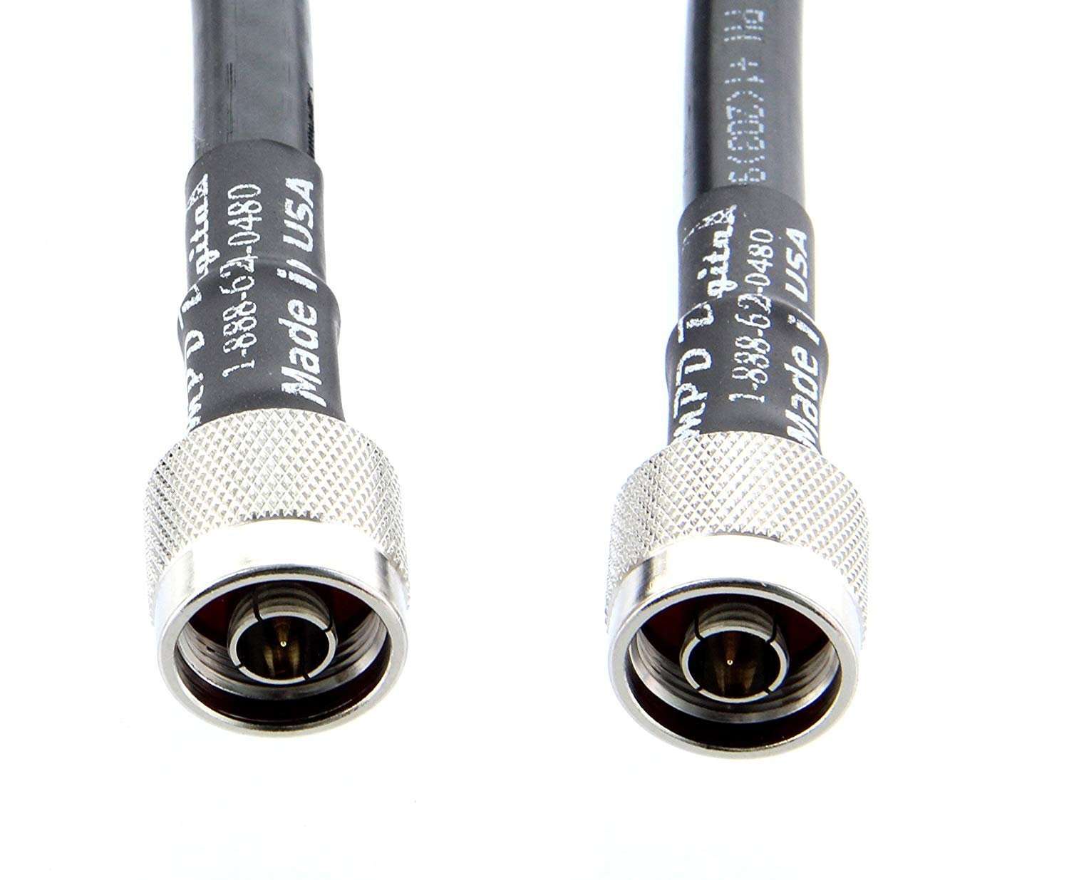 MPD Digital I LMR®400 Coaxial Cable I N Male to N Male Connectors I Low Loss RF Coax I Jumper, CB, Ham Radio, Transmitters, Antenna I 15 FT