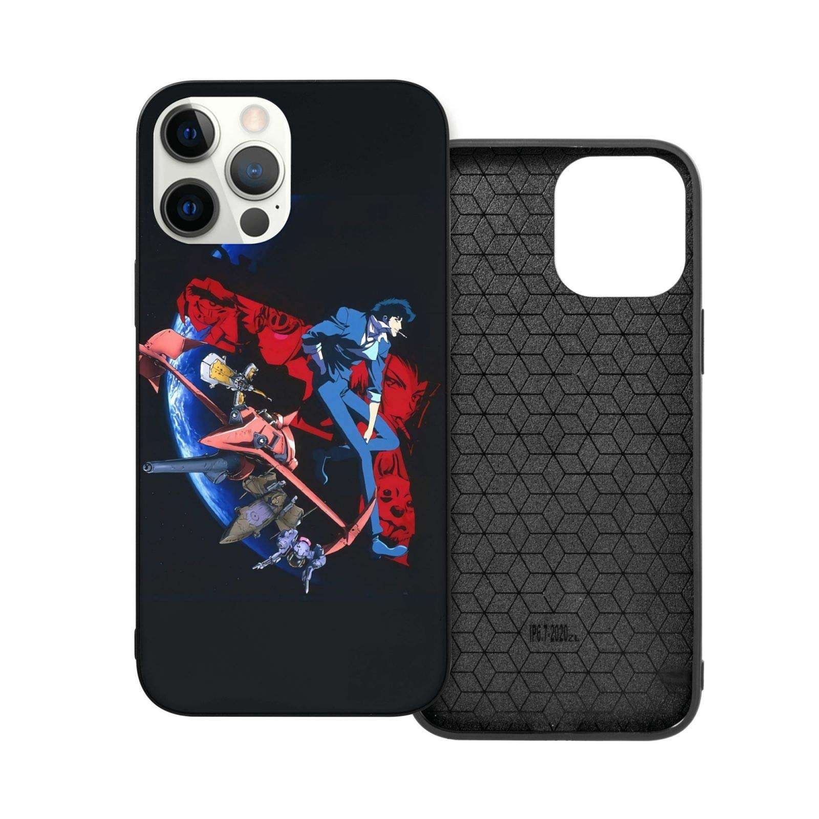 Cowboy Bebop Cell Phone Cases Compatible with iPhone 12 Pro Max-6.7 Case Basic Back Cover Protective Soft TPU+Tempered Glass Mobile Shell Frame 1