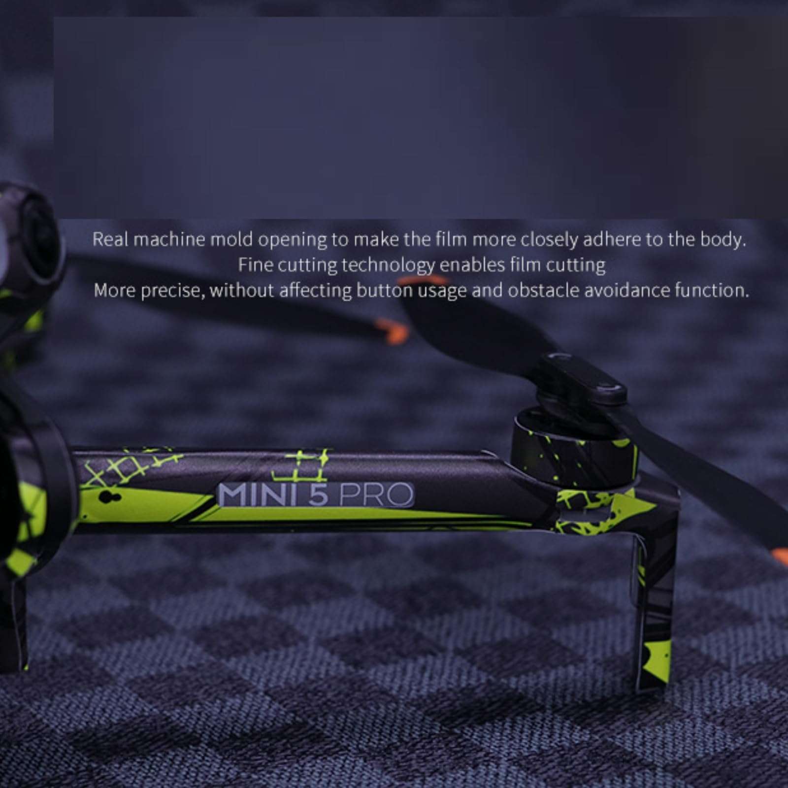 Ferbao Skin Stickers Compatible with DJI Mini 5 Pro,Waterproof Sticker Decal Skin for DJI RC 2 (10) 5