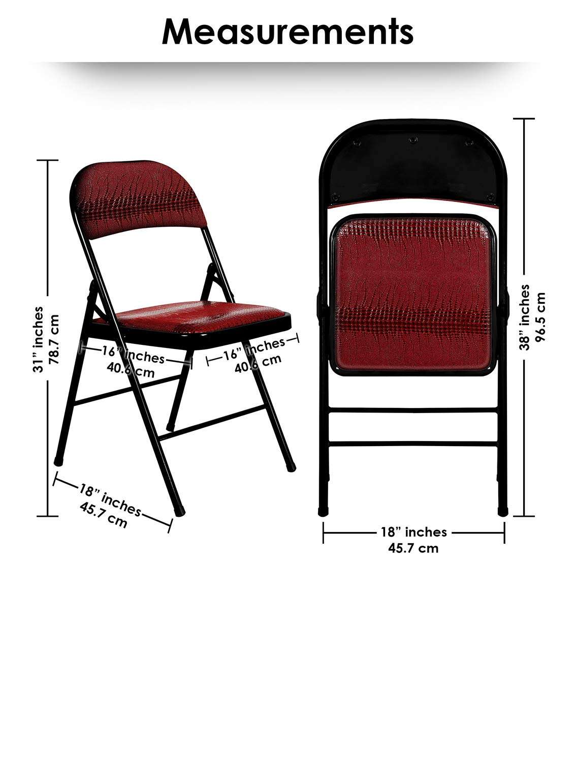 Story@Home Folding Chairs Portable Foldable Dining Chairs Home Office Student Study Chair, Black and Brown 4
