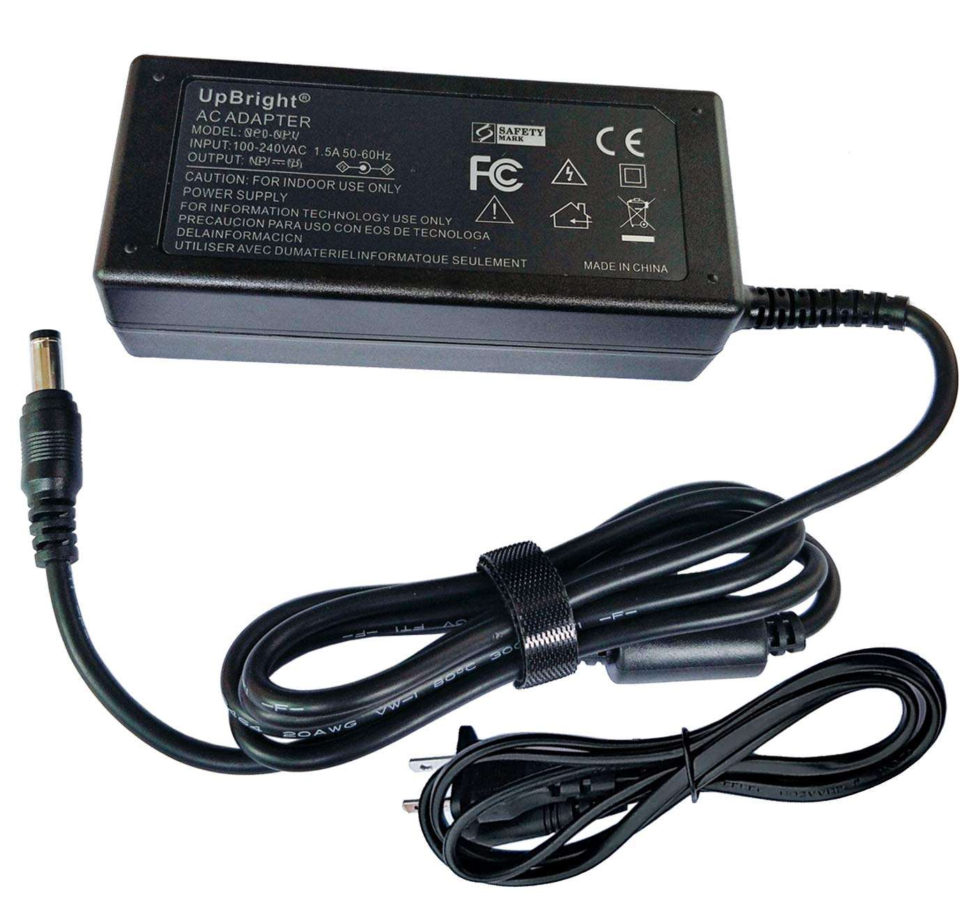UpBright 24V AC/DC Adapter Compatible with Symbol 50-14000-159R 23844-00-00R Motorola Zebra FX7400 FX7500 RFID Reader FX 7400 FX 7500 NU80-4240325-I1 PWRS-14000-260R GlobTek GT-21131-7224 3.25A Power 5