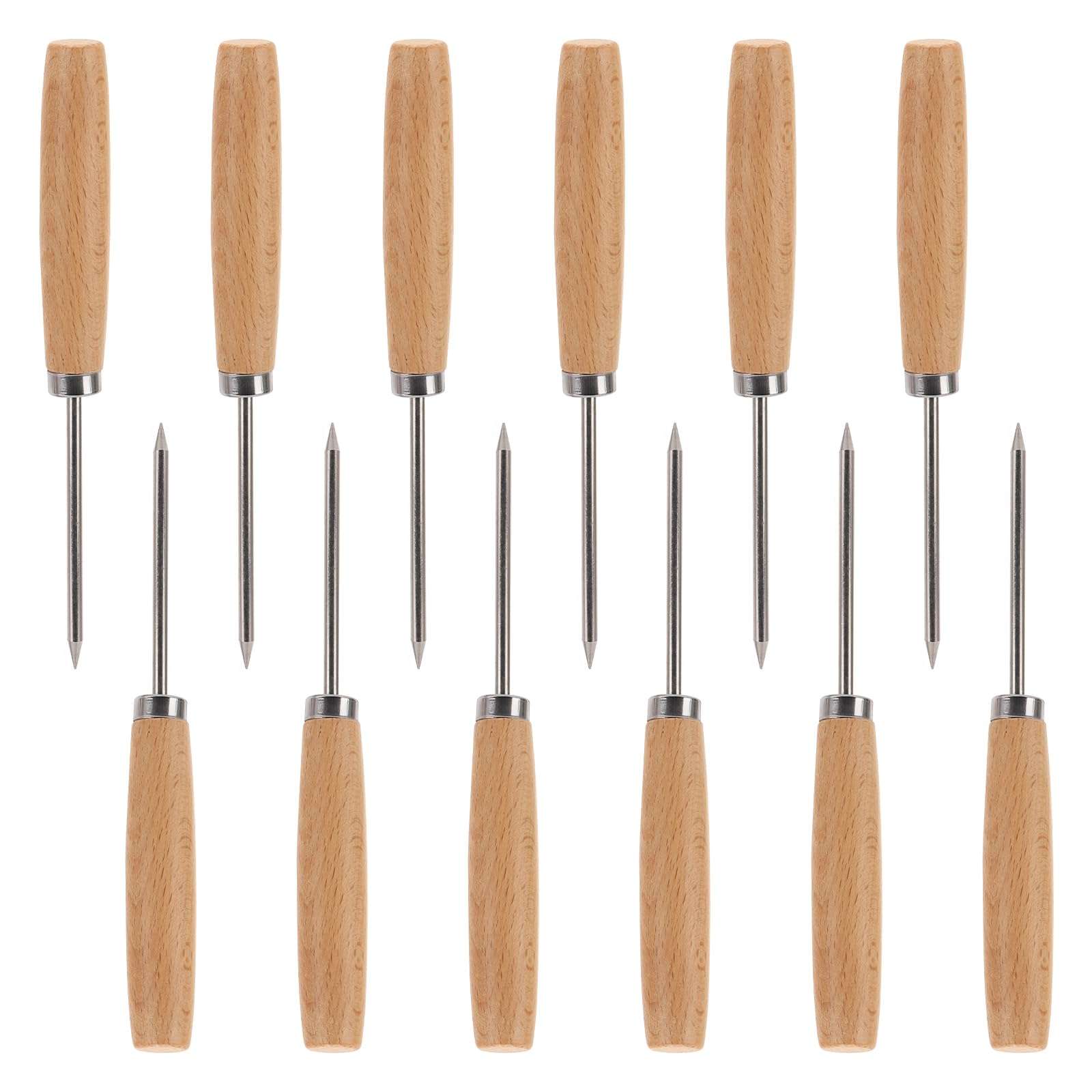 12 Pack Ice Picks, Pick Tool for Breaking Ice, Ice Dispenser for Bartending, Ice Hockey Shaving, Bar, Banquet, Camping 1