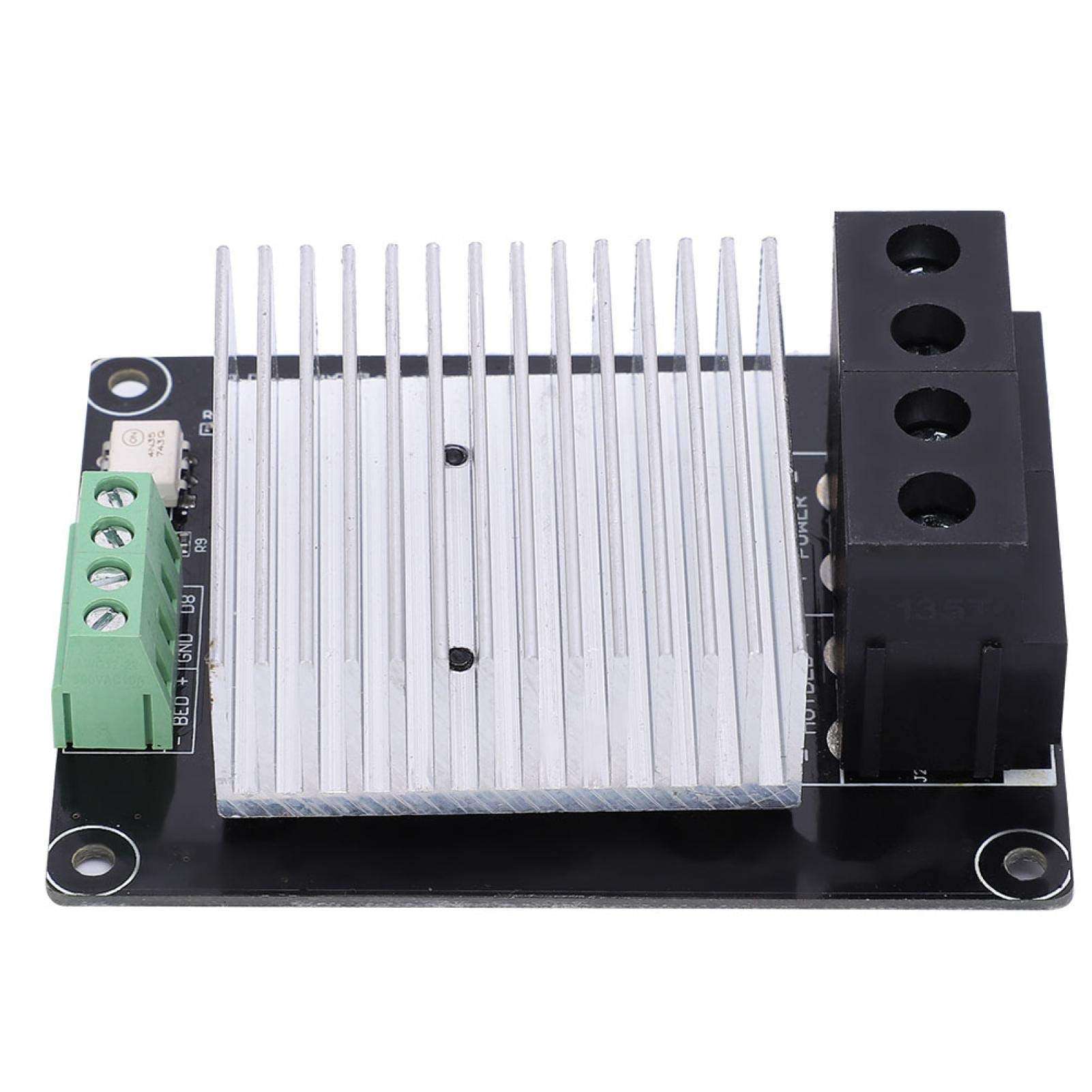 Heat Bed Power Module 3D Printer Heating Controller High Current Load with Heat Sink for 3D Printer Hot Bed 3D Printer Accessories 2