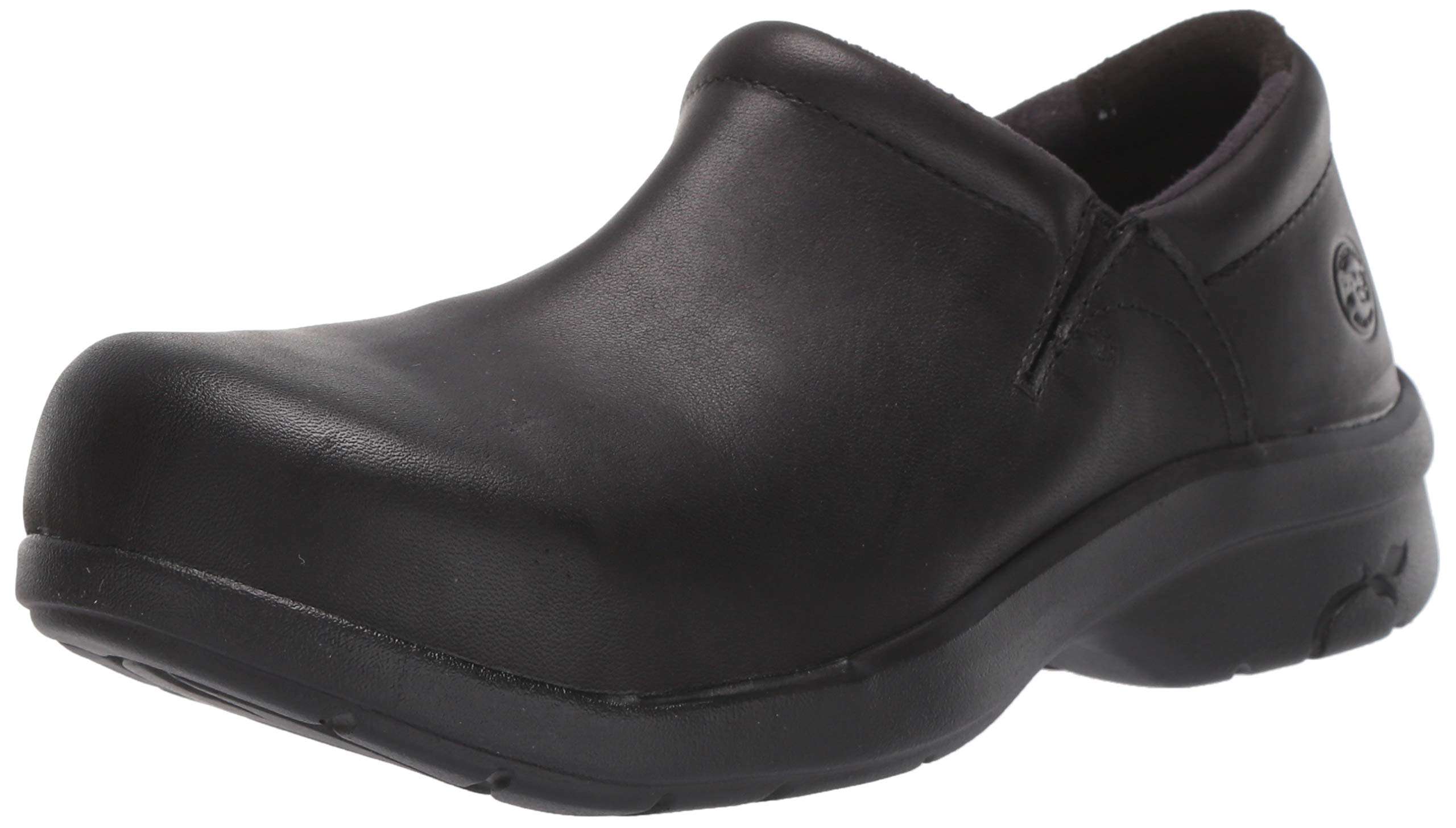 Timberland PRO Women's Newbury Slip Resistant, SD, Alloy Toe, Twin Gore Slip On (11.0 W) Black 1