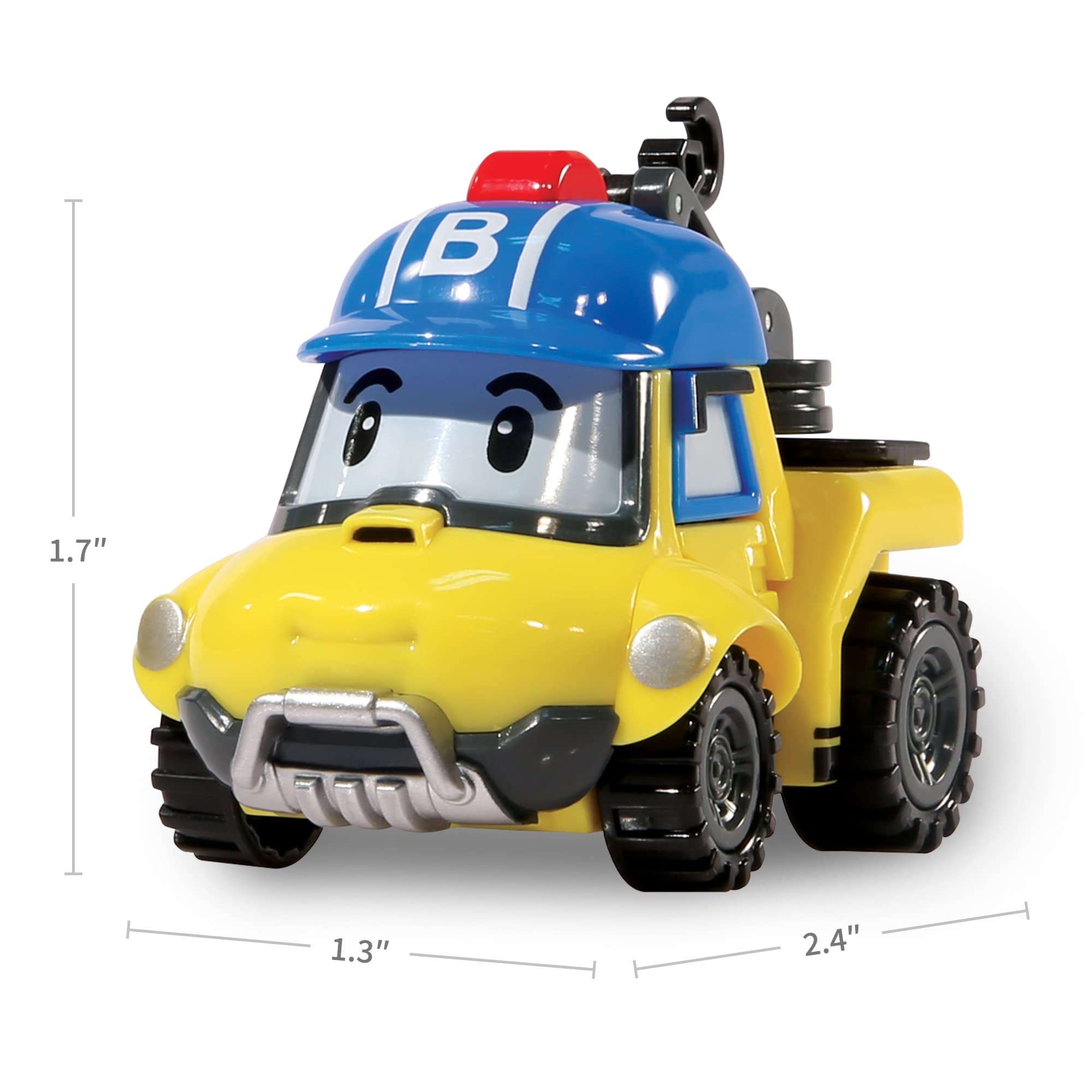 Robocar Poli Bucky Die-Cast Car Toys Figures Collection for Toddlers | STEM Role Play Vehicle, Birthday for Kids 1 2 3 4 5 6