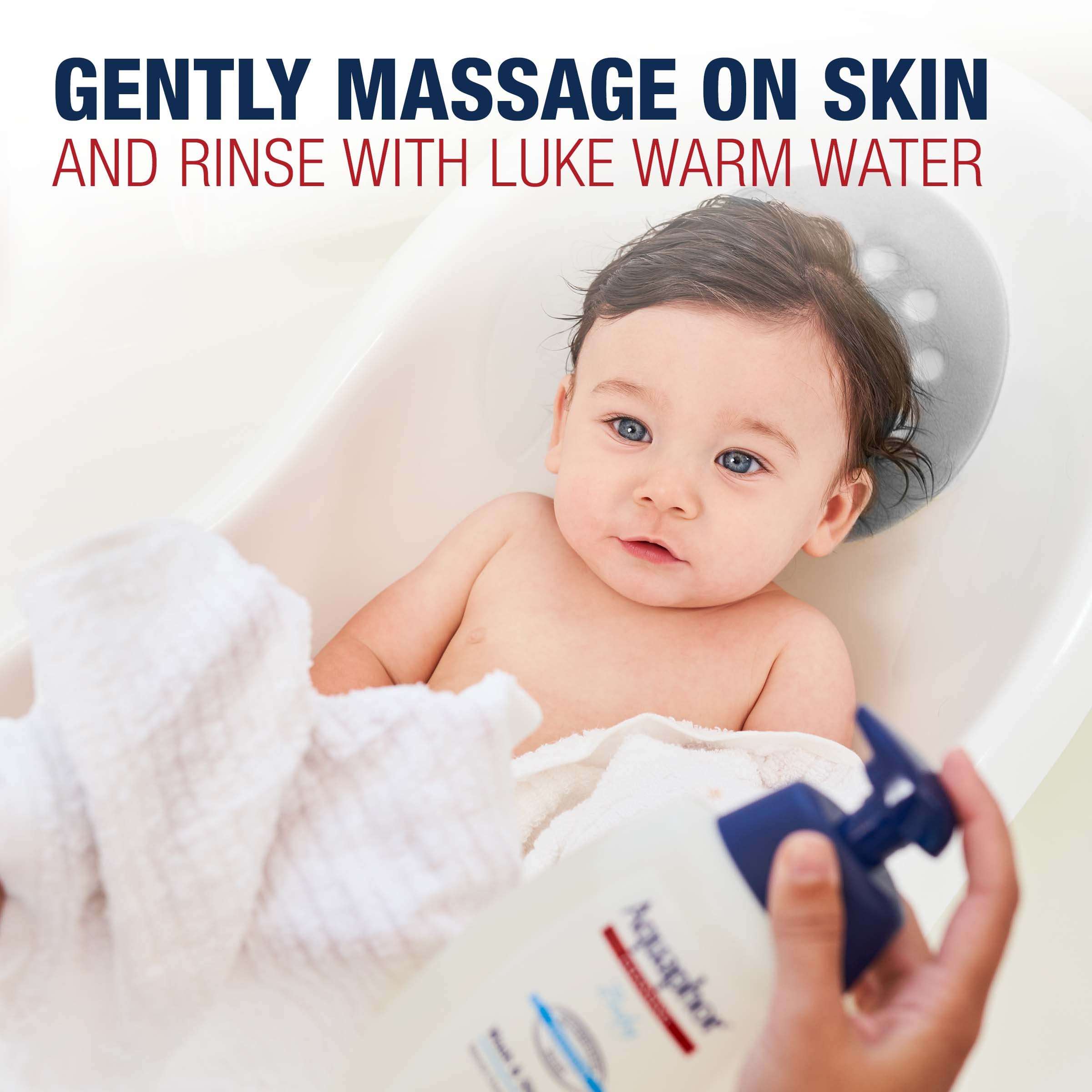 Aquaphor Baby Wash and Shampoo, Unscented Baby Shampoo and Wash, 25.4 Fl Oz Pump Bottle 6
